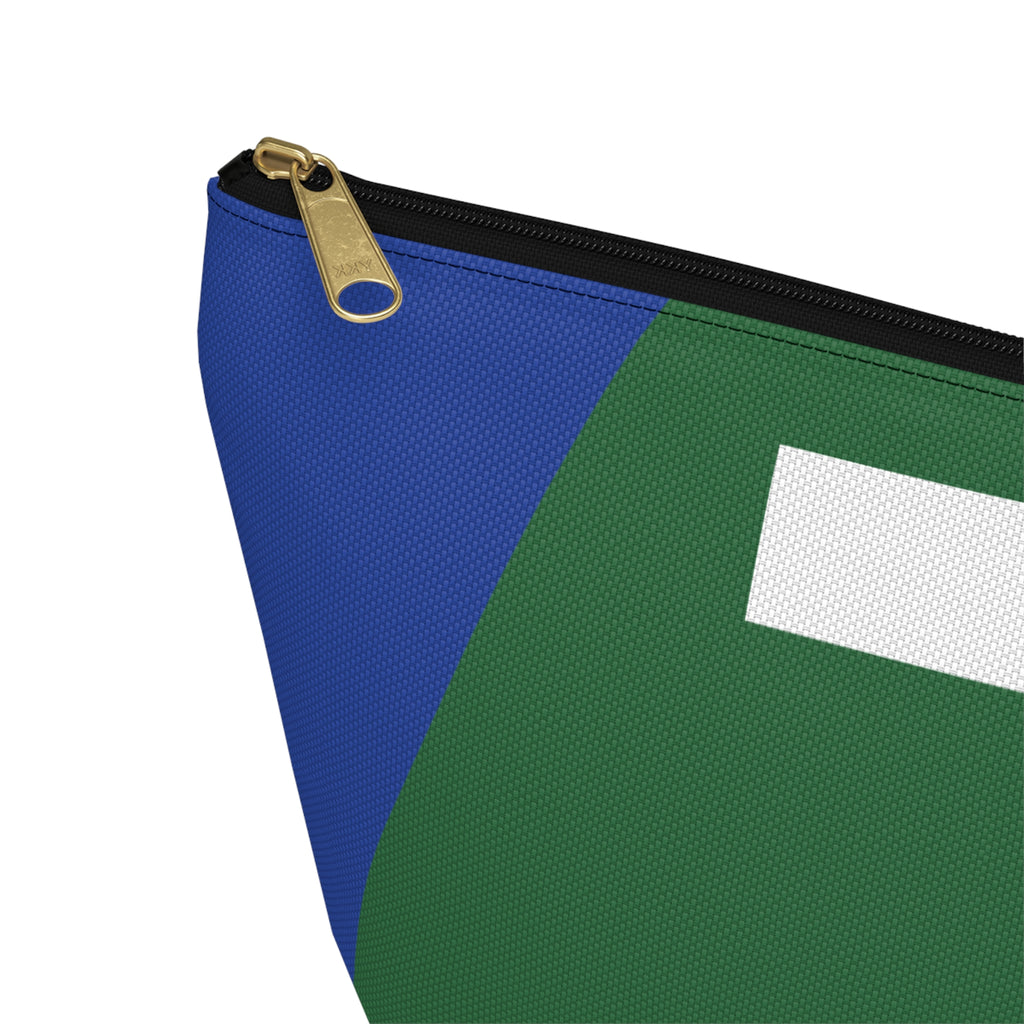 Colorblock Accessory Pouch — Monogram T T-Bottom Cosmetic Bag