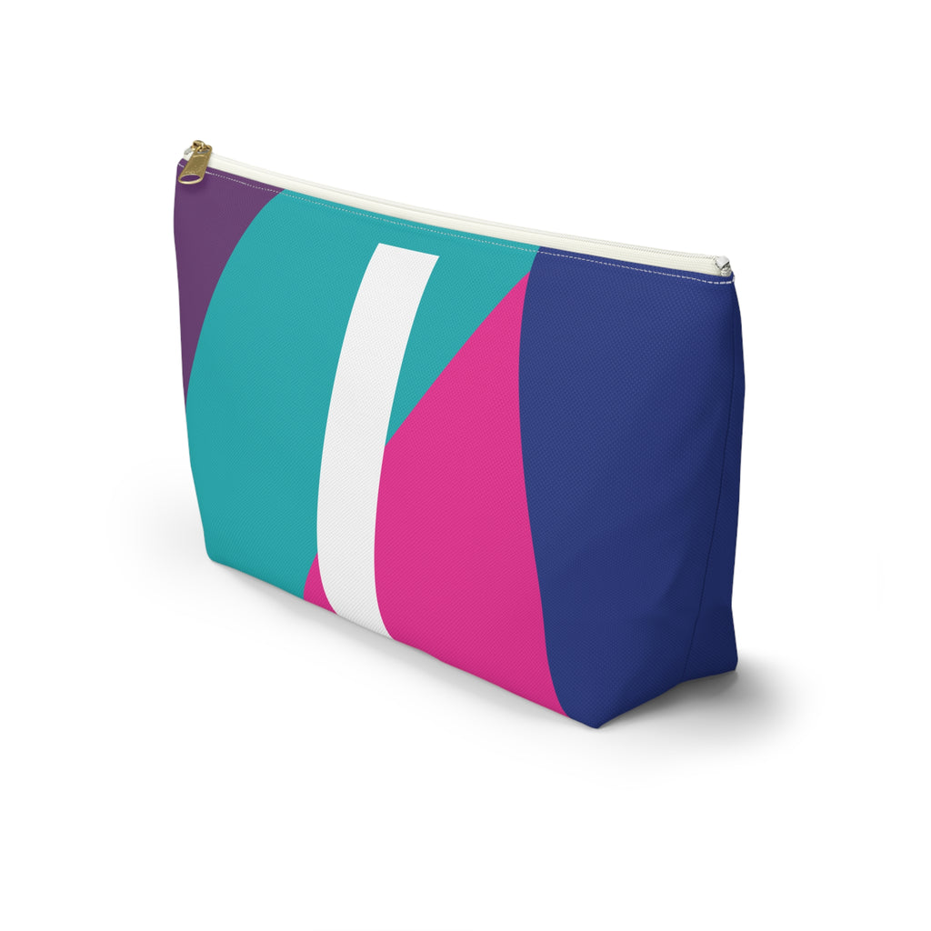 Colorblock Accessory Pouch — Monogram I T-Bottom Cosmetic Bag