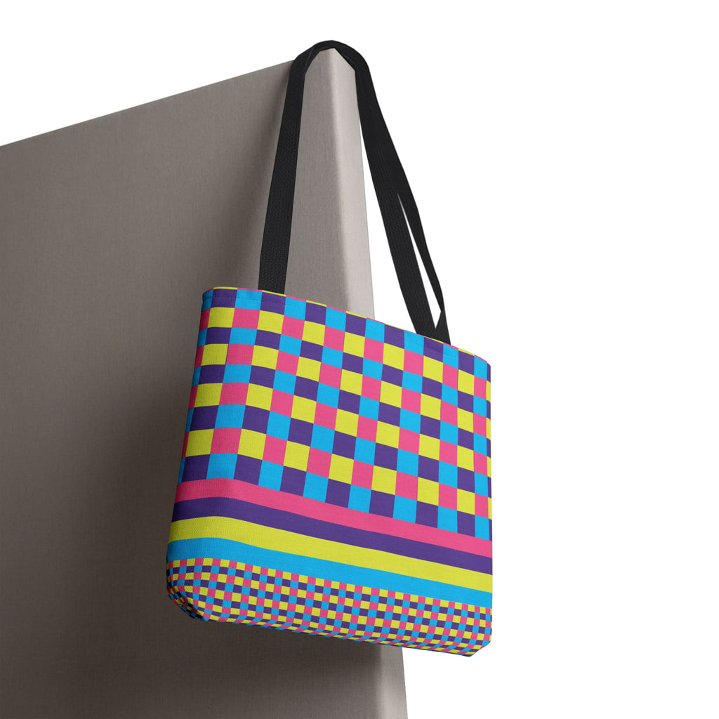 Colorblock Tote Bag
