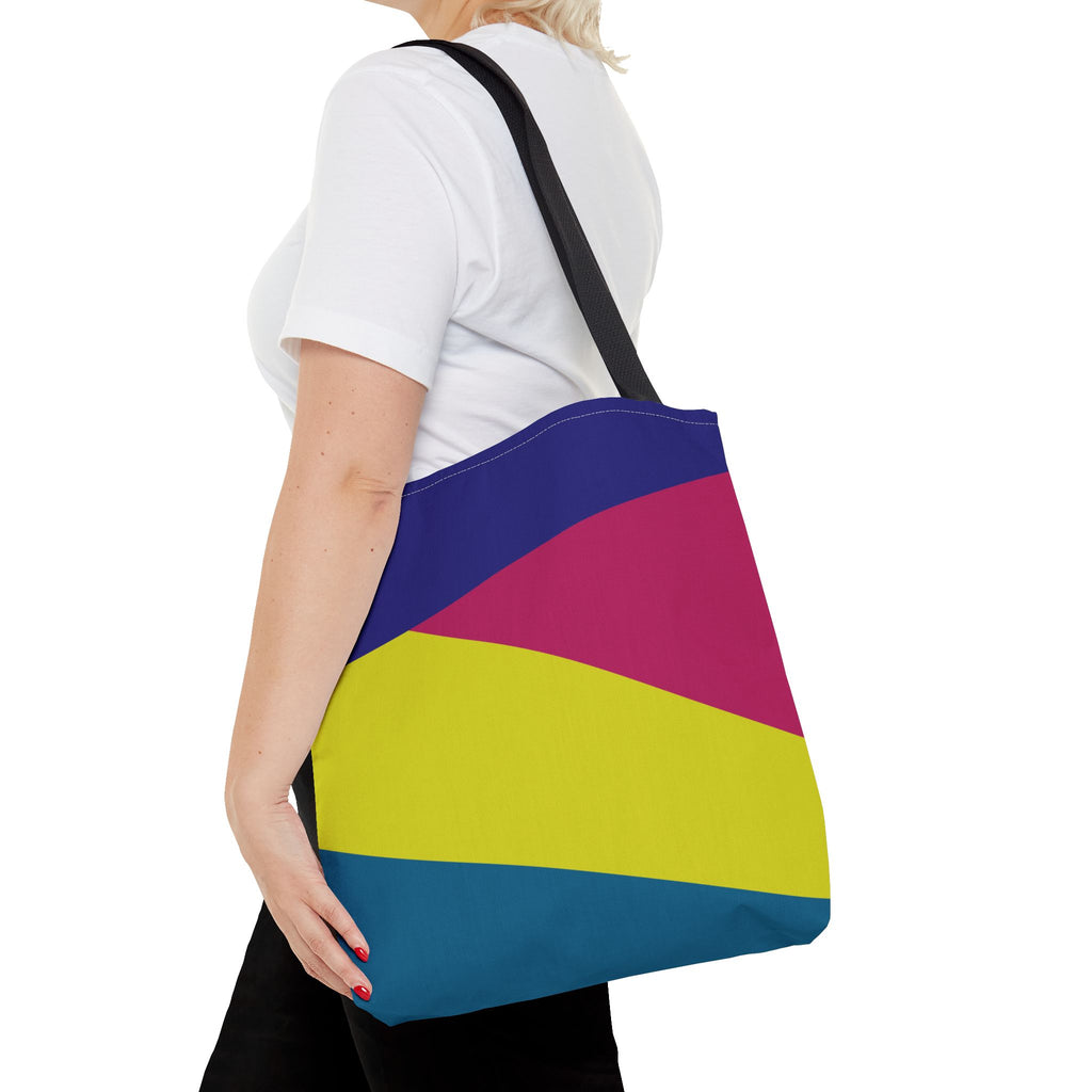 Colorblock Tote Bag