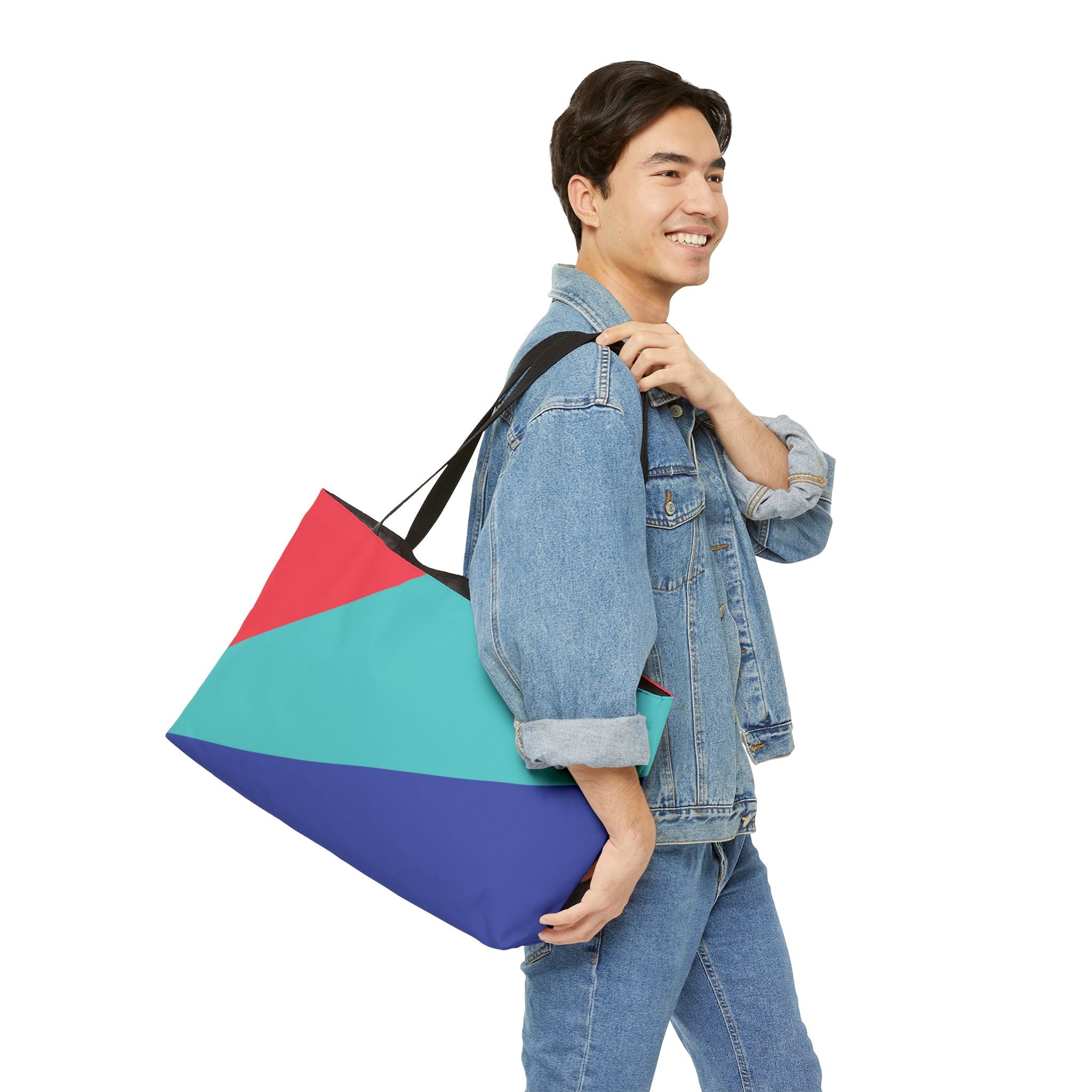 Colorblock Tote Bag