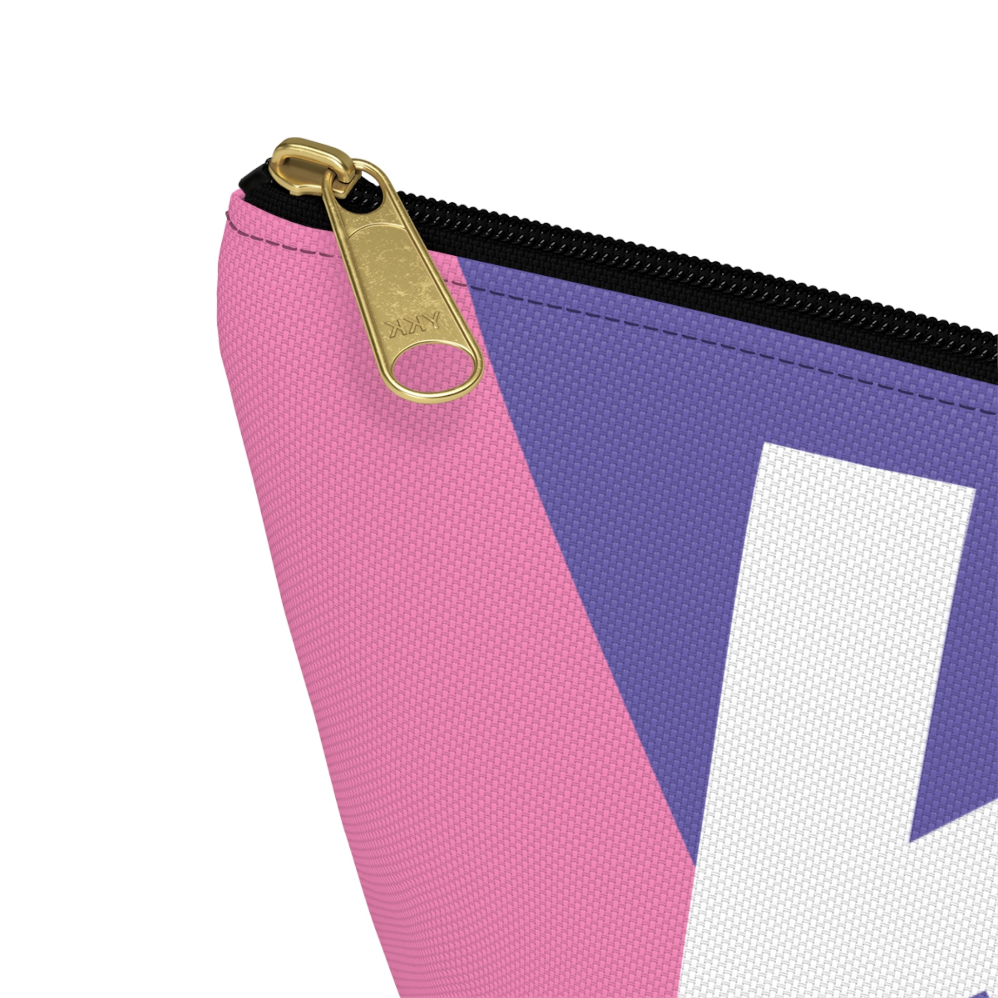 Colorblock Accessory Pouch — Monogram K T-Bottom Cosmetic Bag