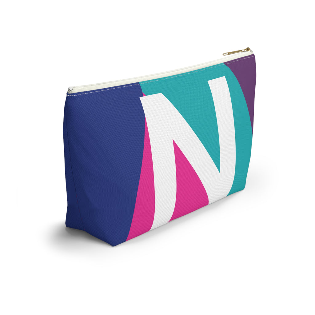 Colorblock Accessory Pouch — Monogram N T-Bottom Cosmetic Bag
