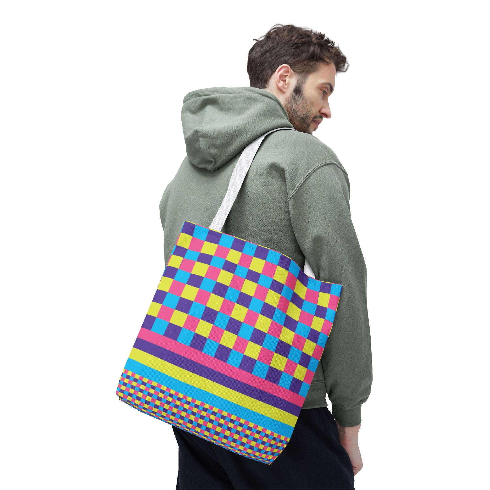 Colorblock Tote Bag