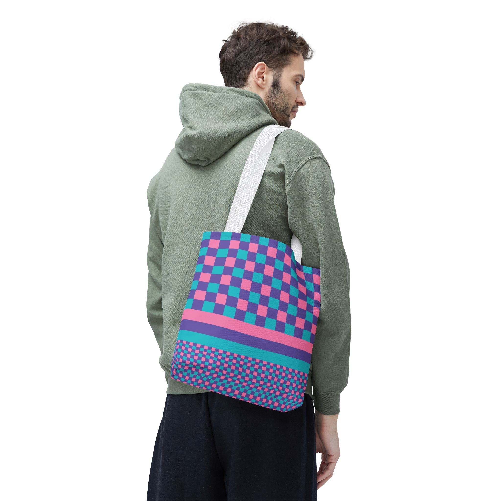 Colorblock Tote Bag