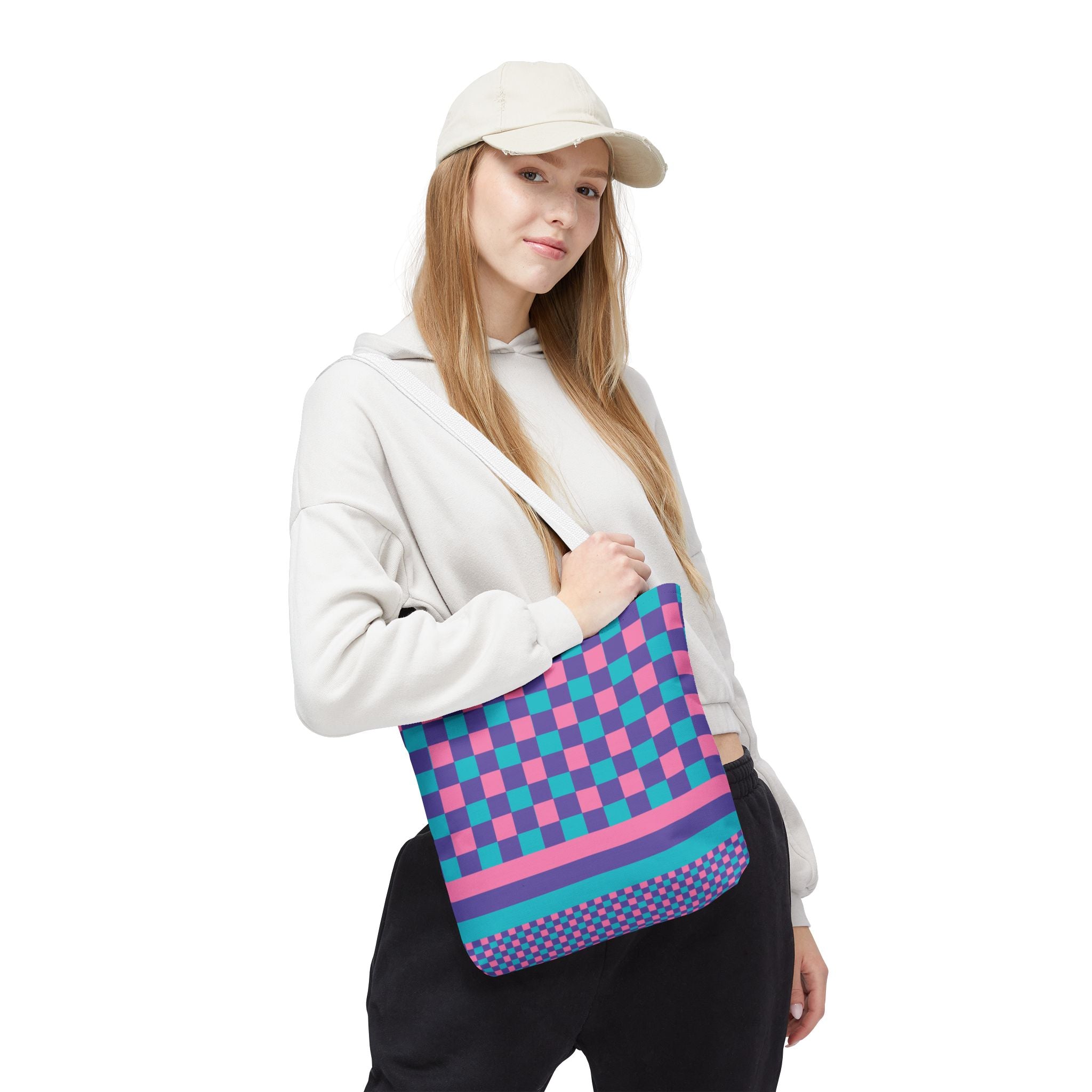 Colorblock Tote Bag