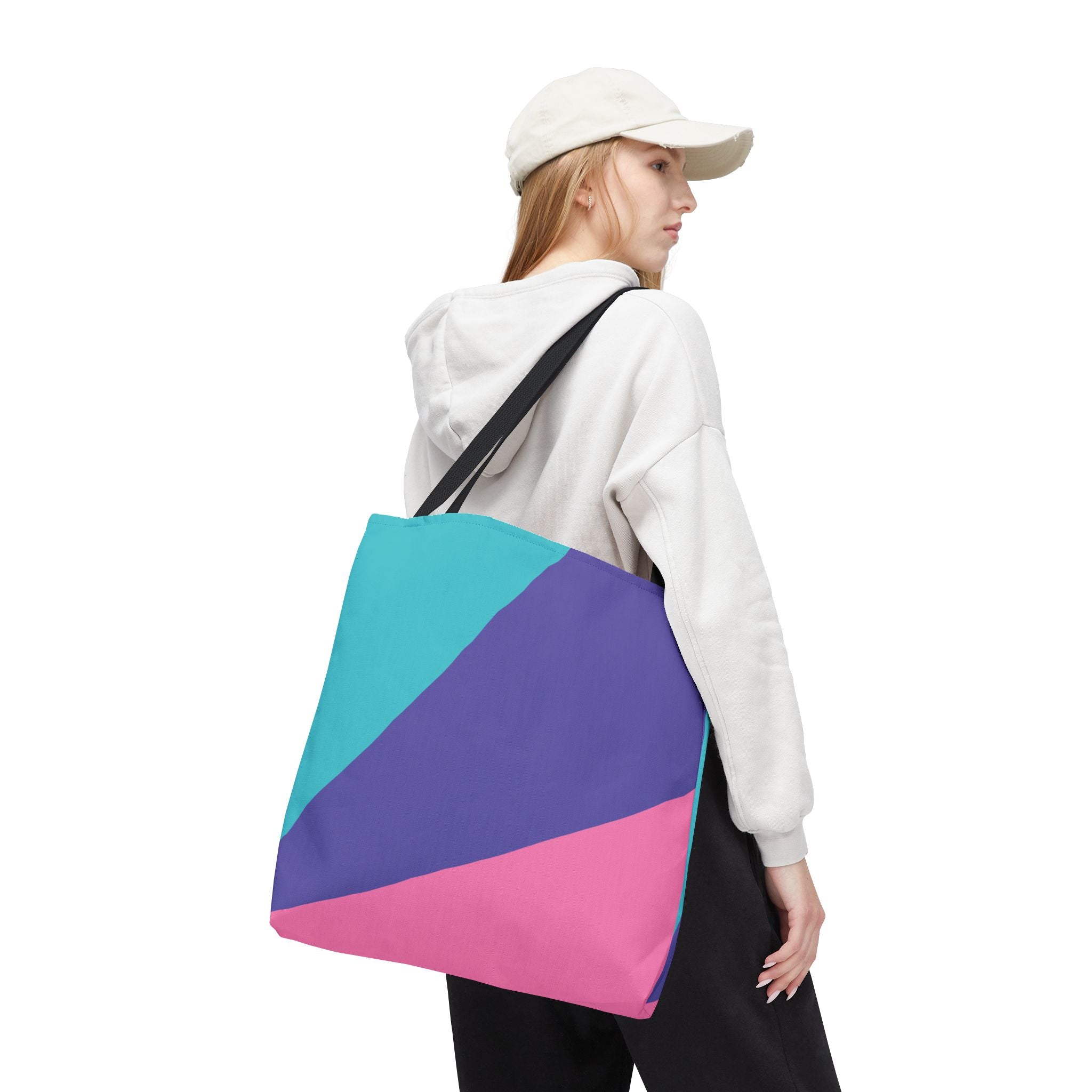 Colorblock Tote Bag