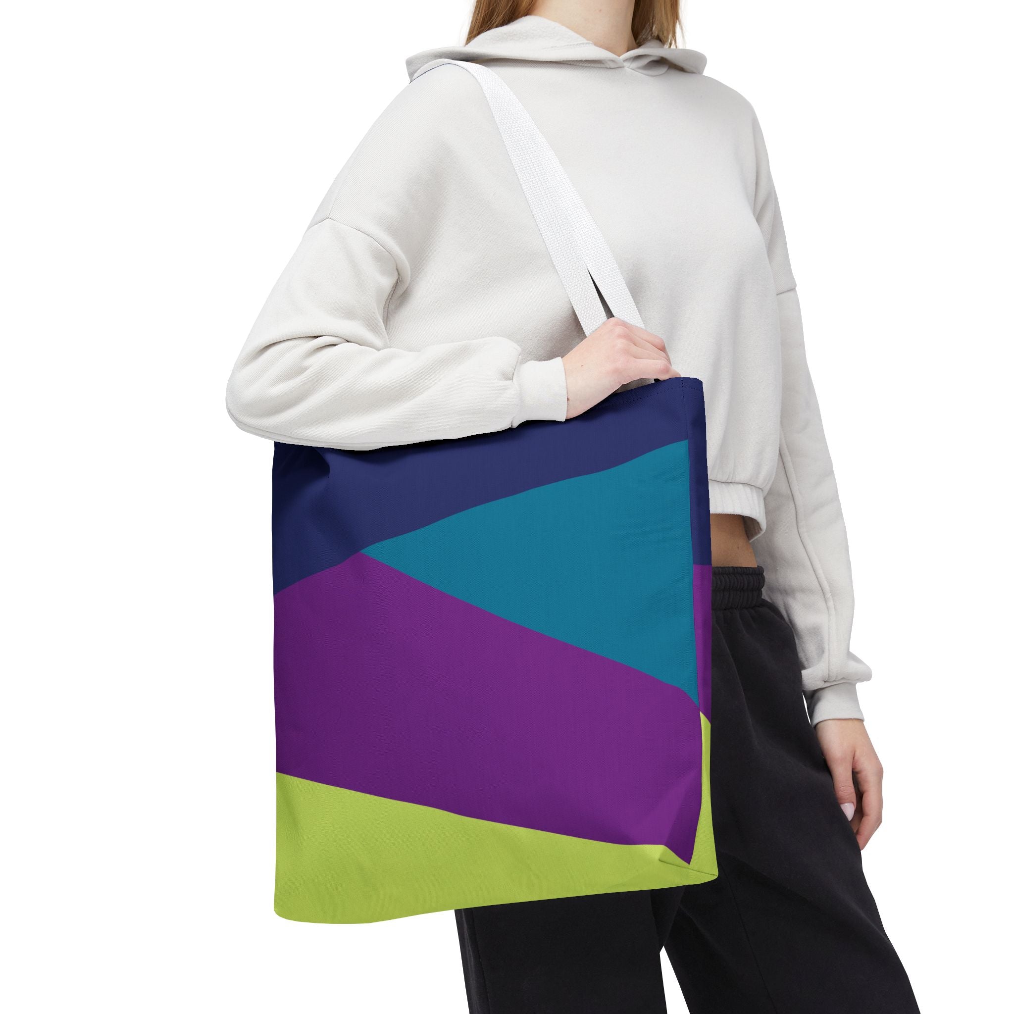 Colorblock Tote Bag