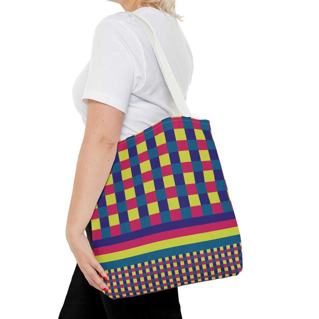 Colorblock Tote Bag