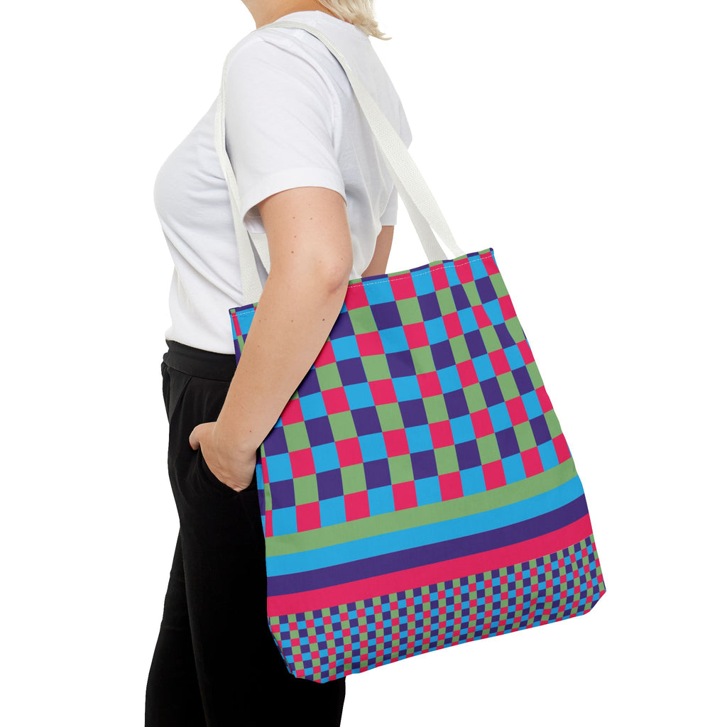 Colorblock Tote Bag