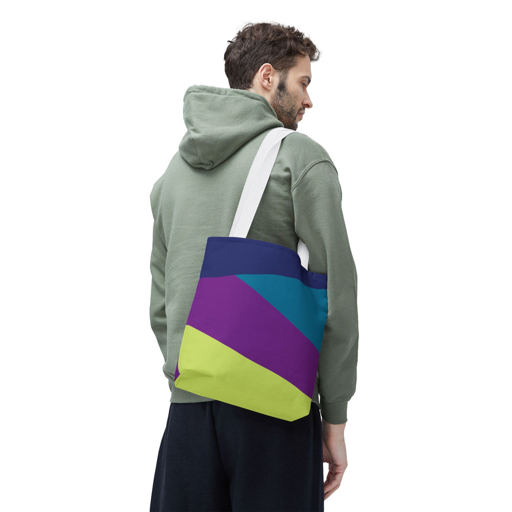 Colorblock Tote Bag