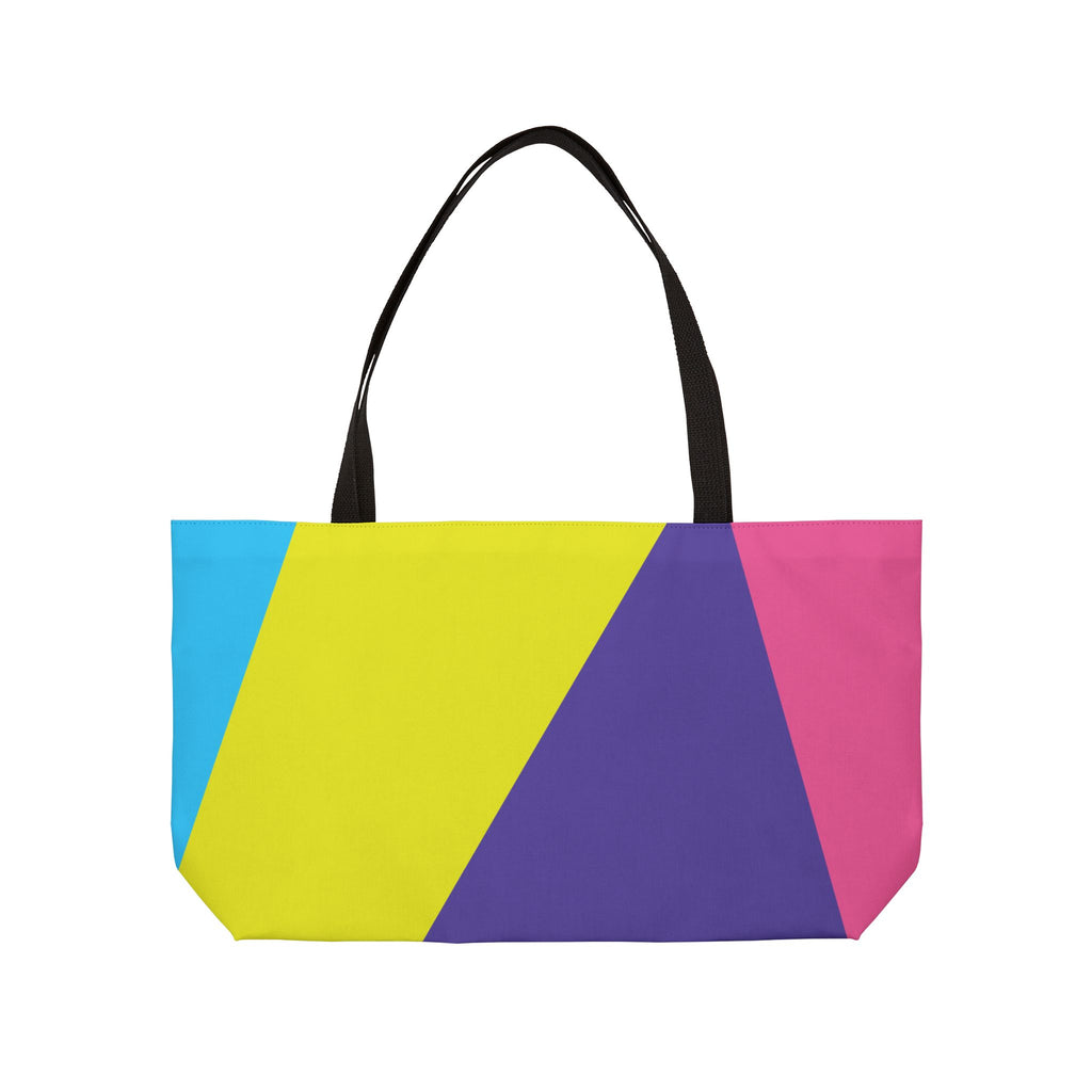 Colorblock Tote Bag