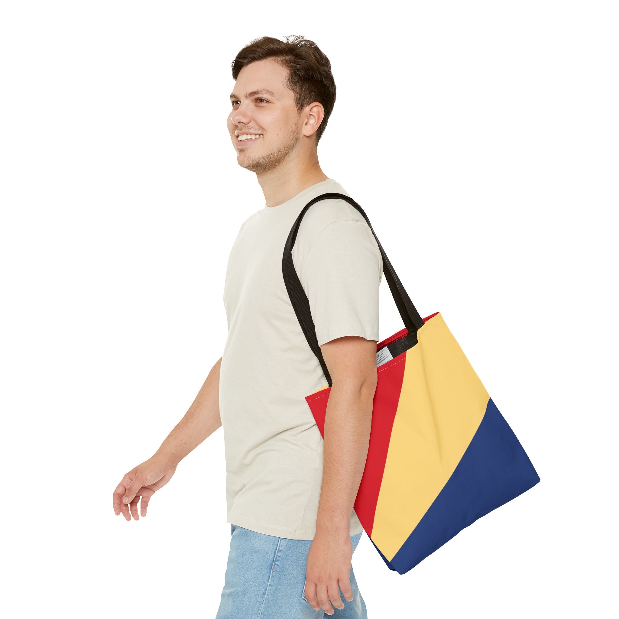 Colorblock Tote Bag