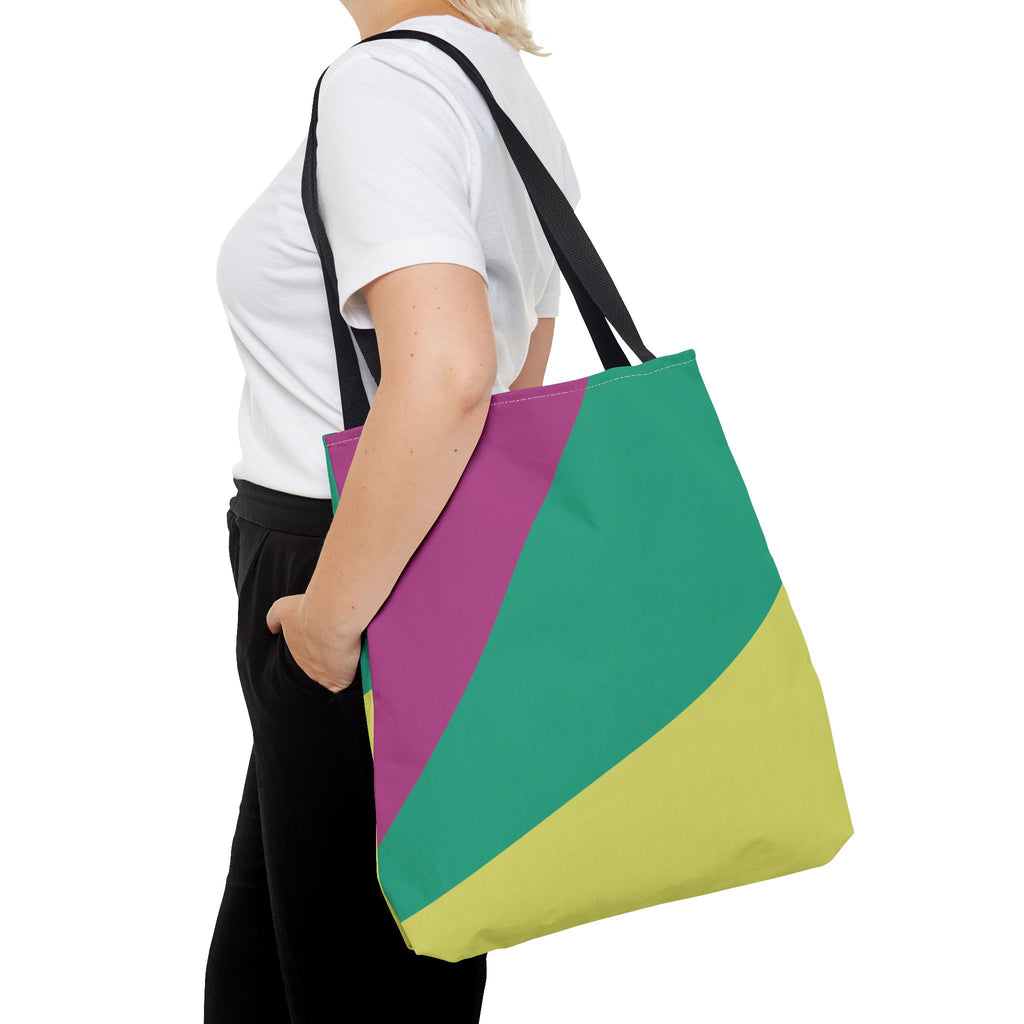 Colorblock Tote Bag