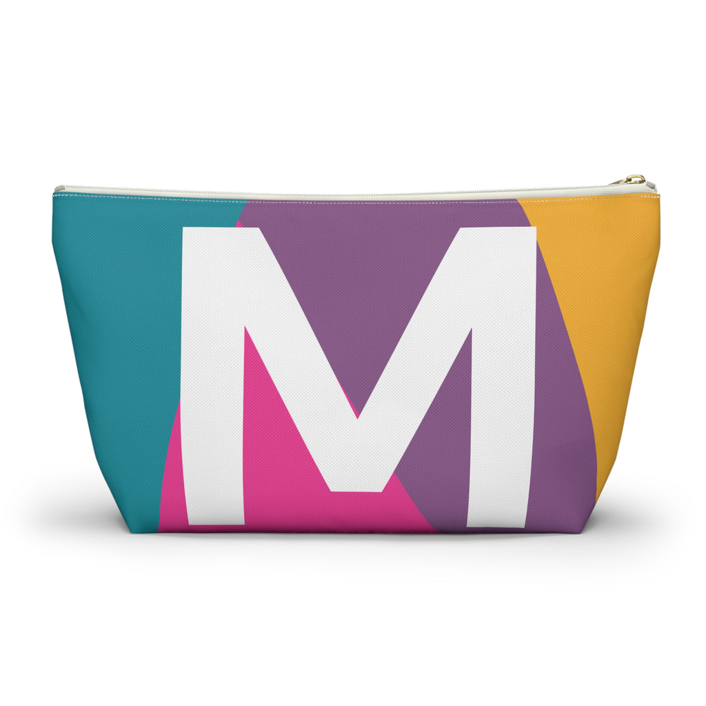 Colorblock Accessory Pouch — Monogram M T-Bottom Cosmetic Bag