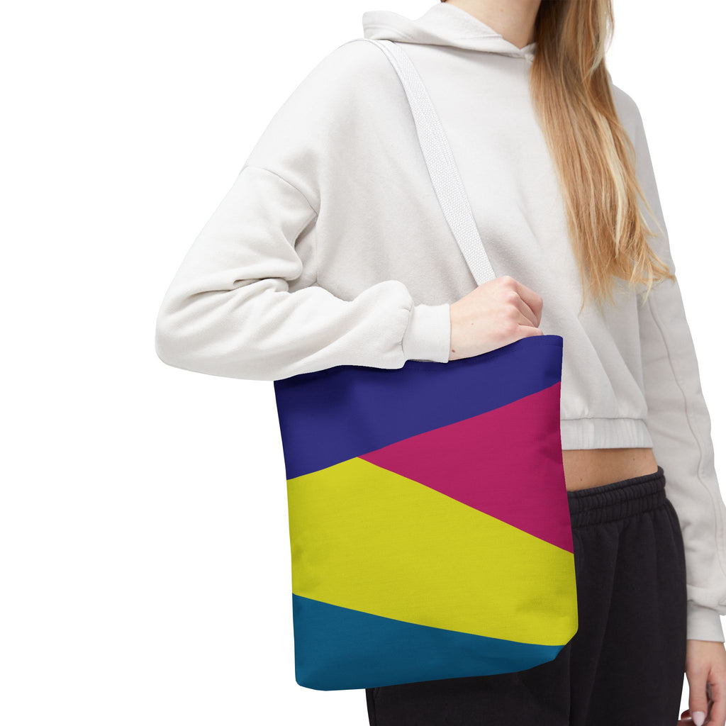 Colorblock Tote Bag