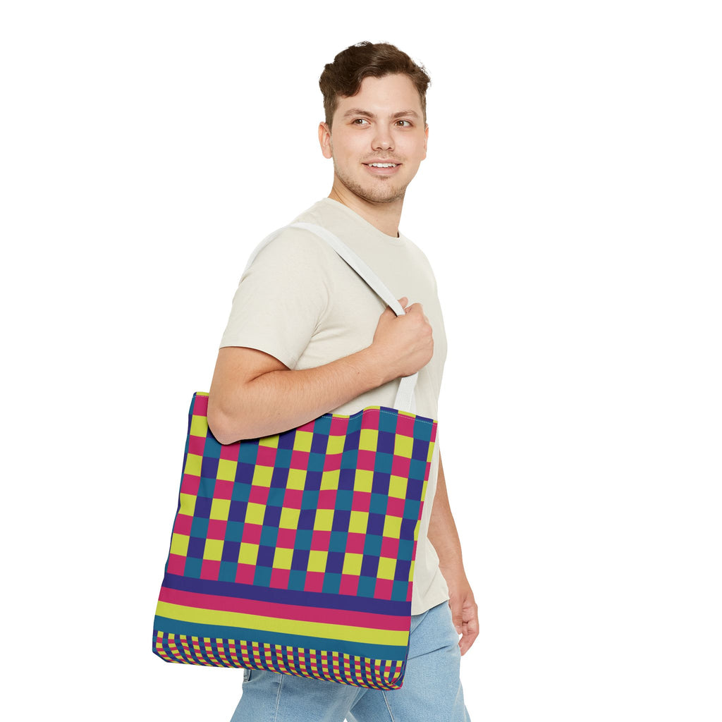 Colorblock Tote Bag