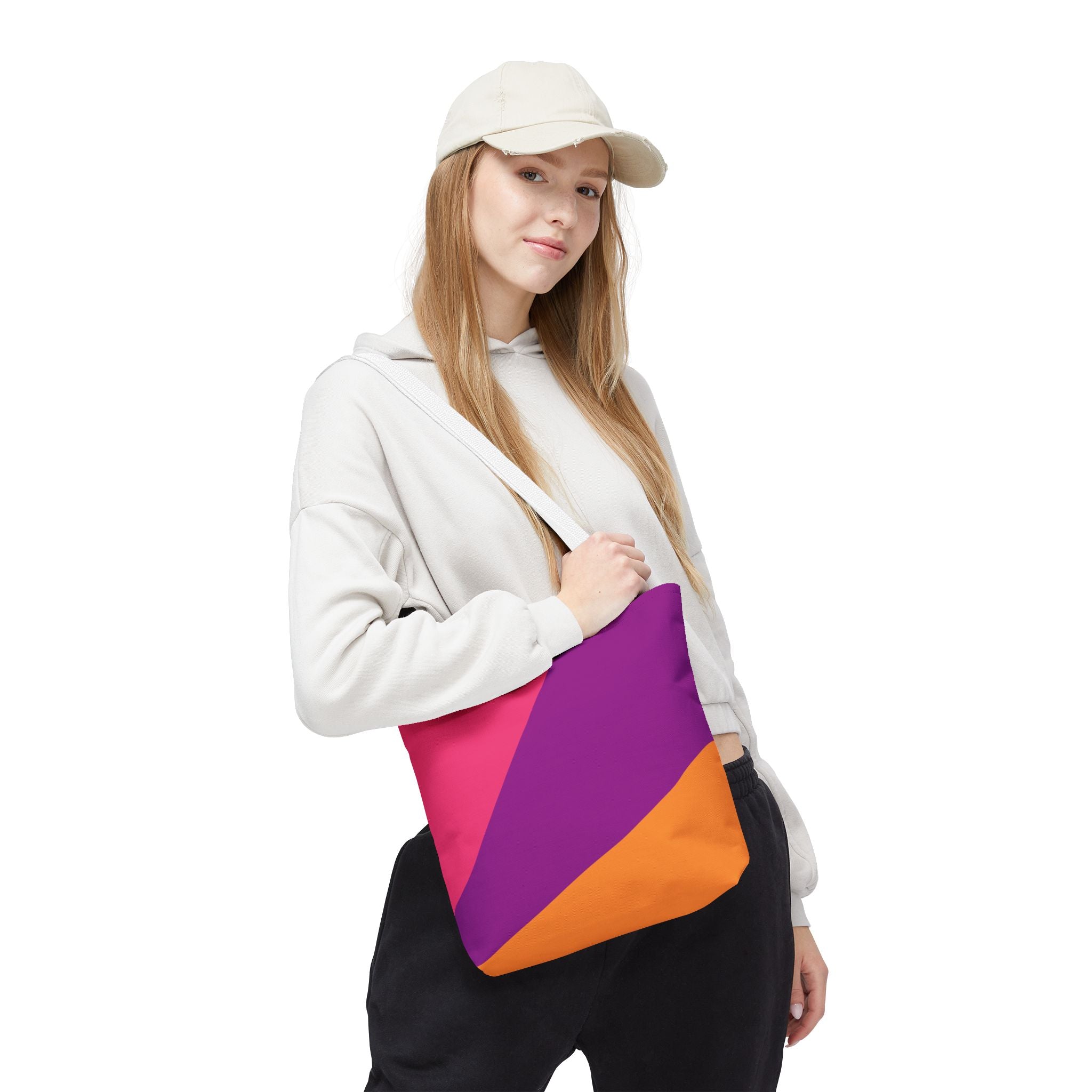 Colorblock Tote Bag