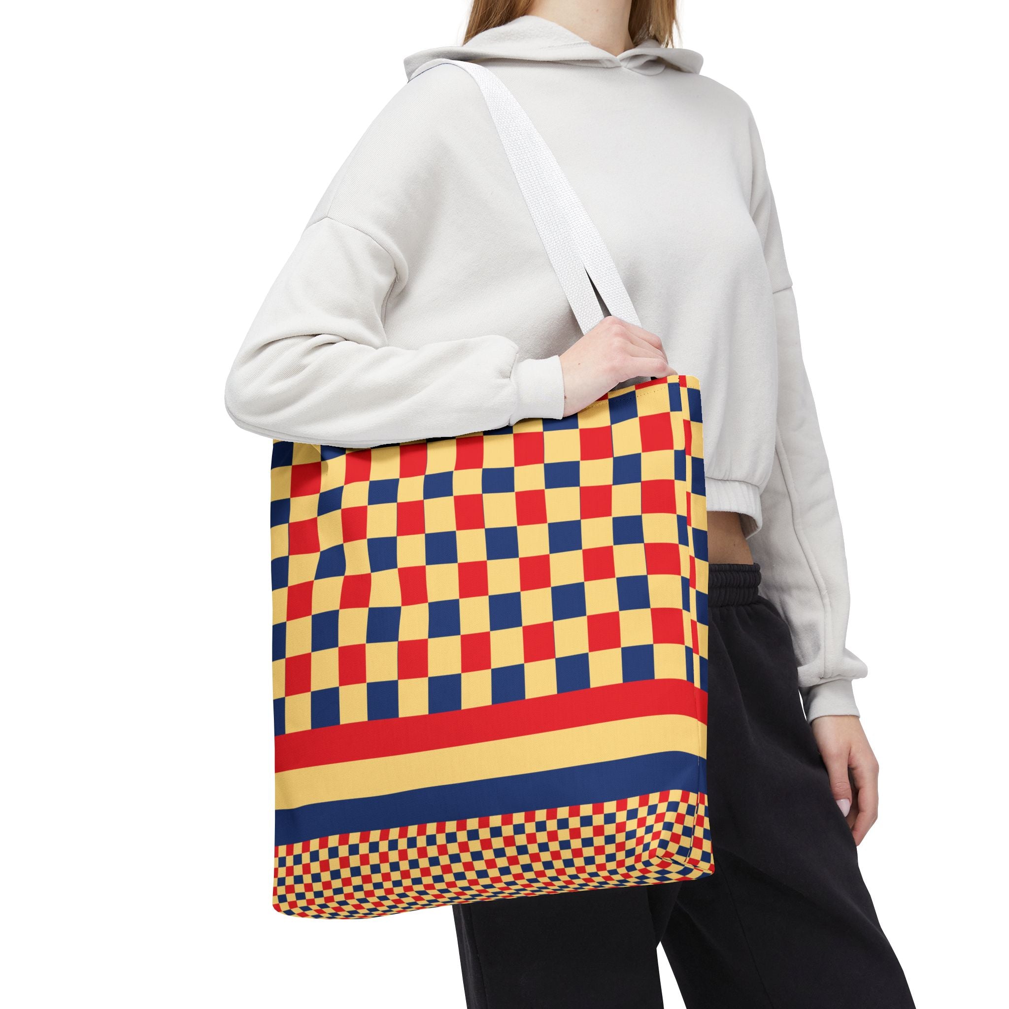 Colorblock Tote Bag