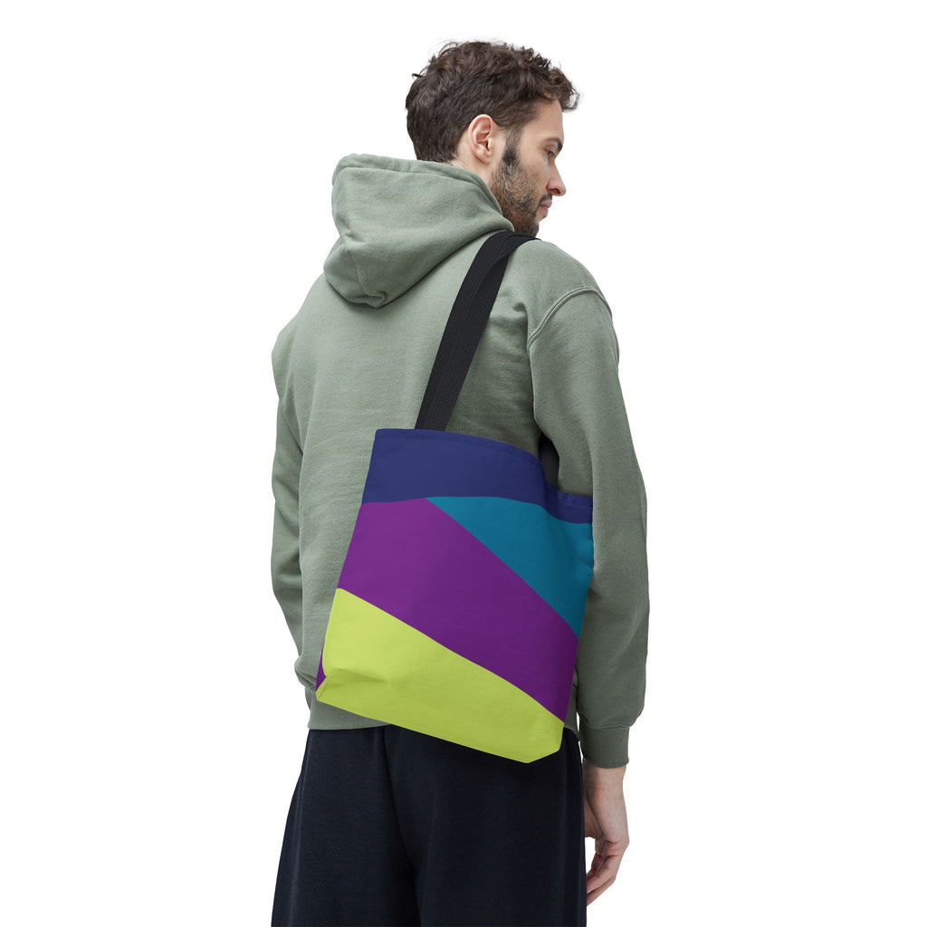 Colorblock Tote Bag