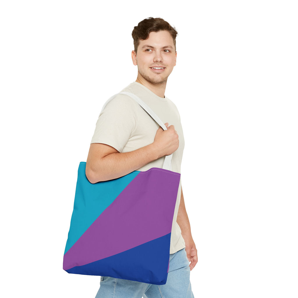 Colorblock Tote Bag