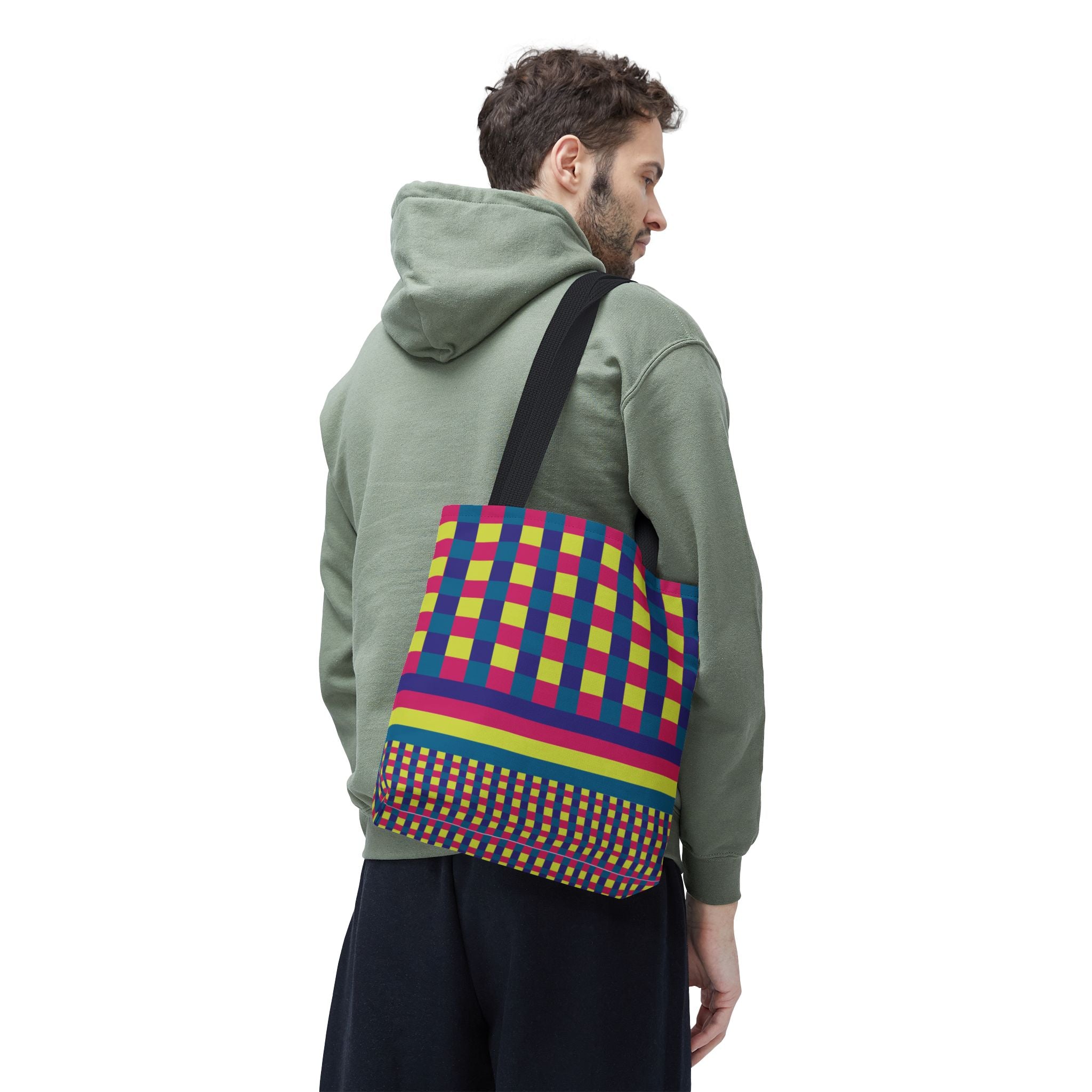 Colorblock Tote Bag