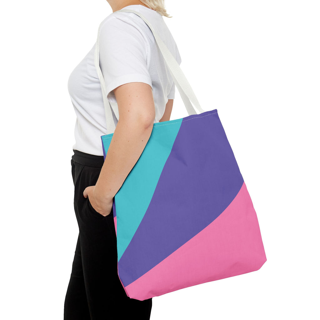 Colorblock Tote Bag