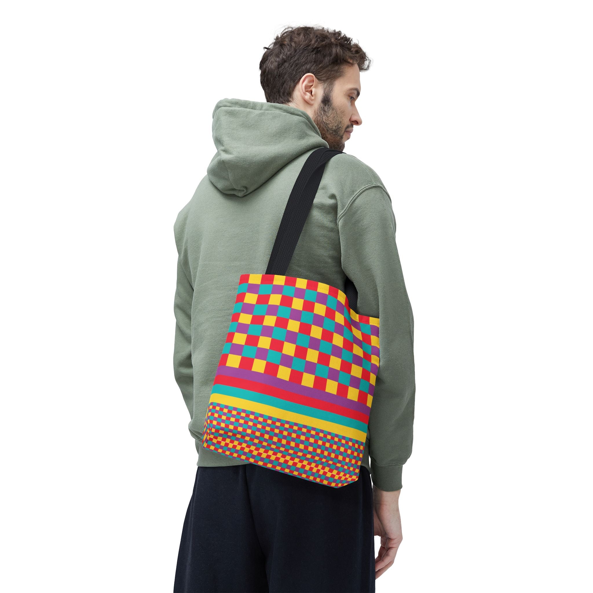 Colorblock Tote Bag