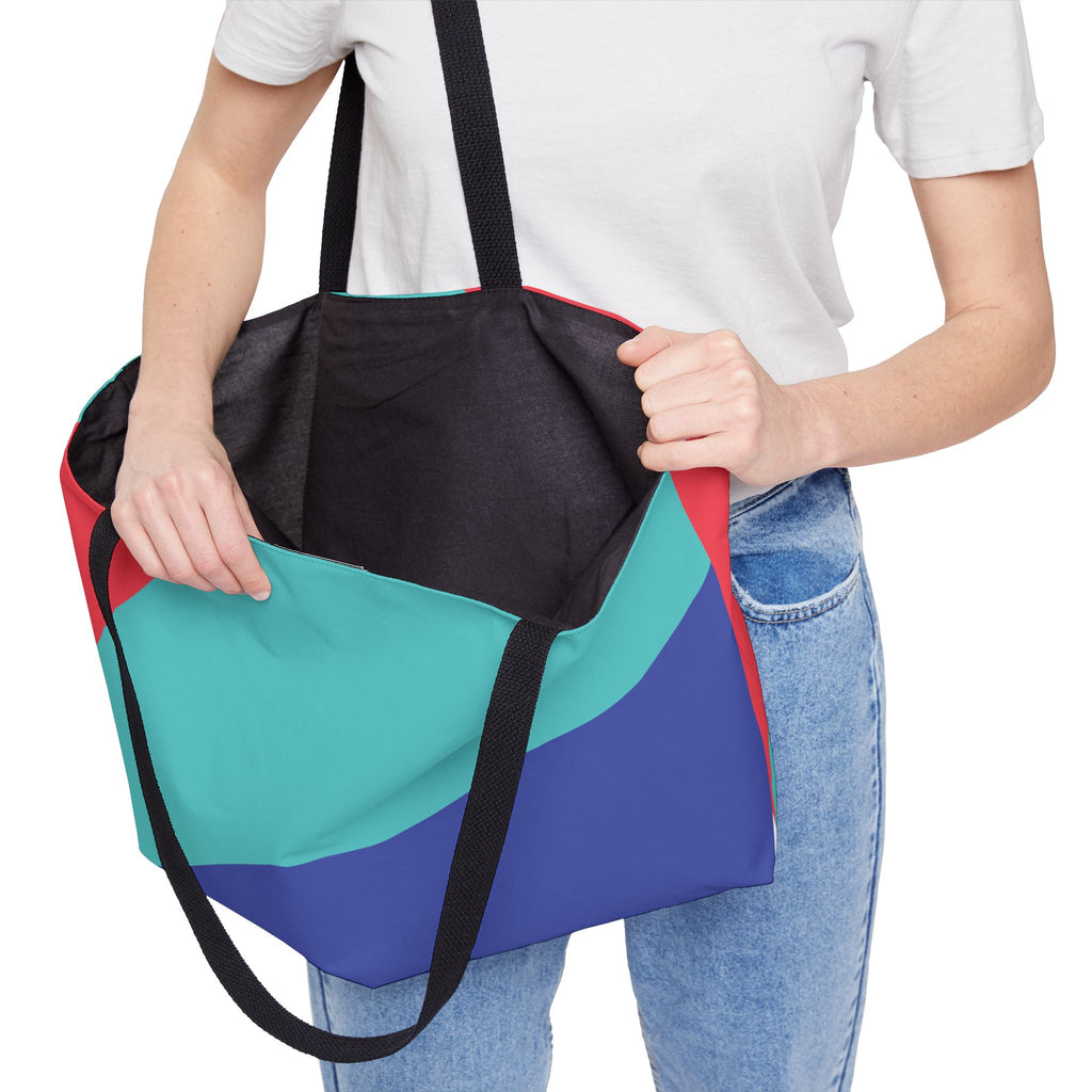 Colorblock Tote Bag