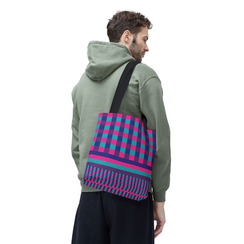 Colorblock Tote Bag