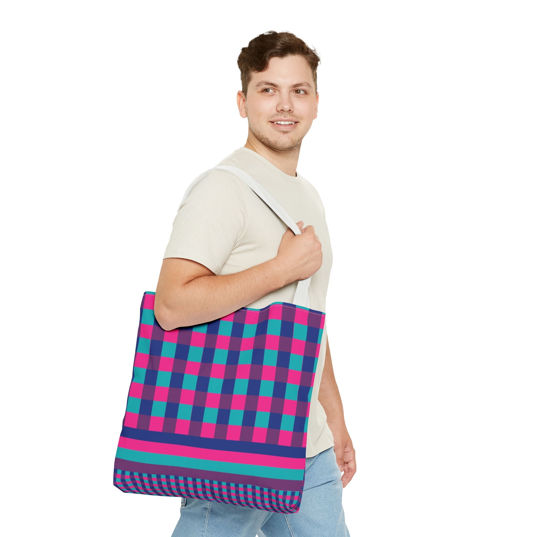 Colorblock Tote Bag