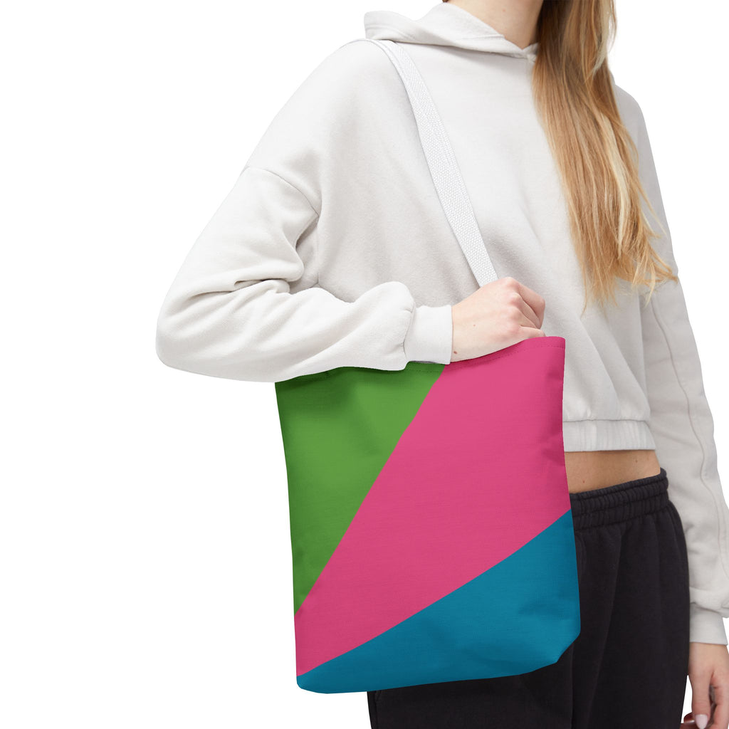 Colorblock Tote Bag