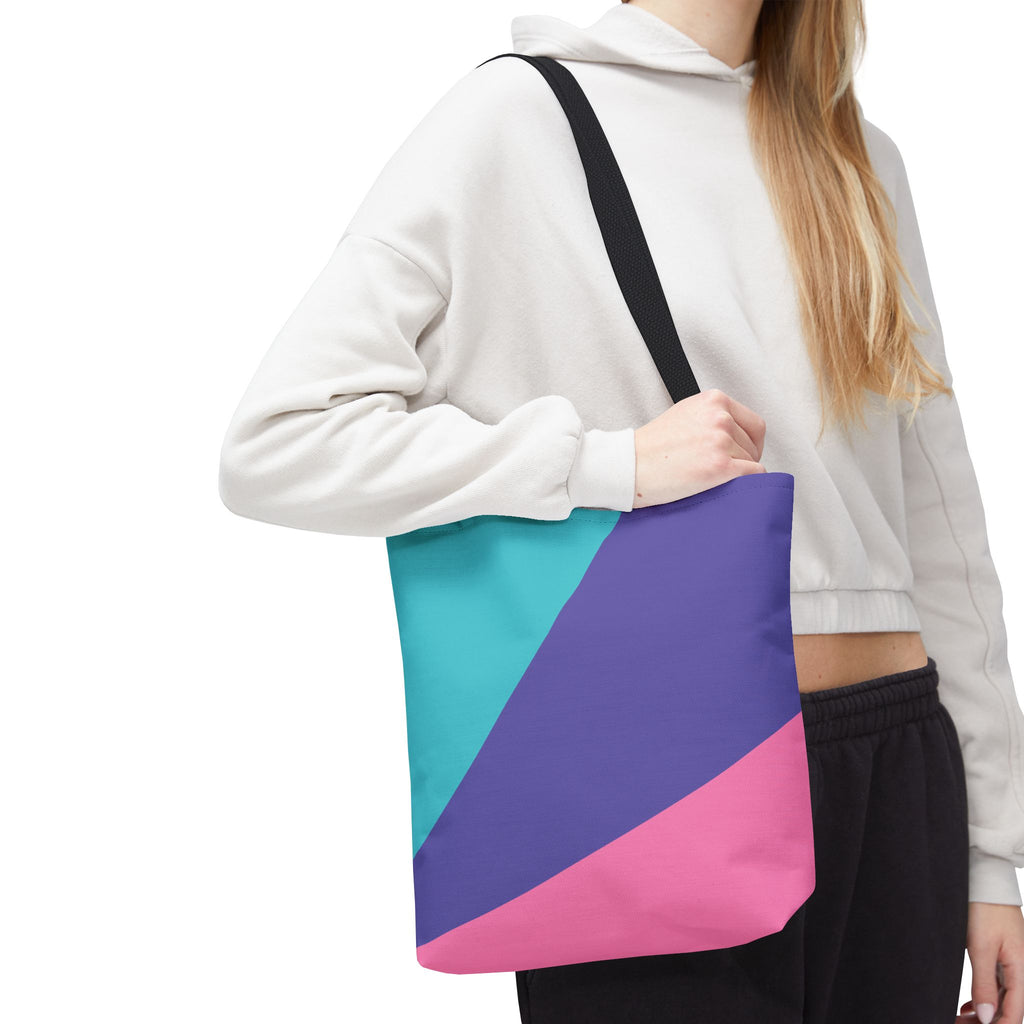 Colorblock Tote Bag
