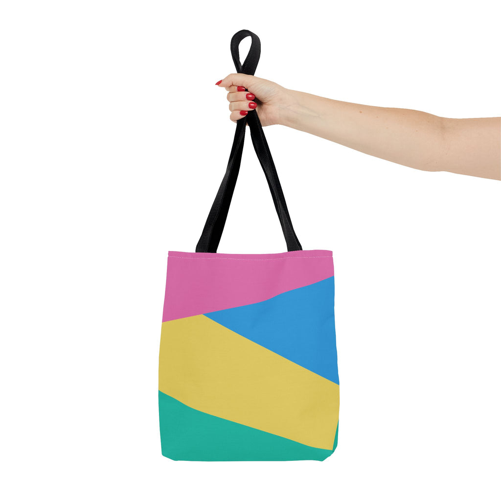 Colorblock Tote Bag