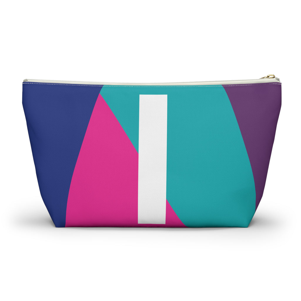 Colorblock Accessory Pouch — Monogram I T-Bottom Cosmetic Bag