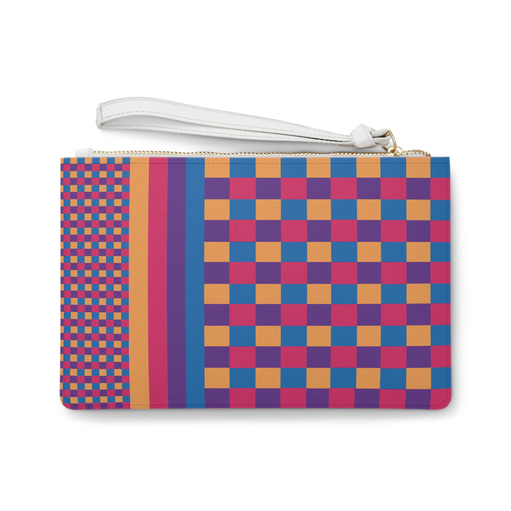 Colorblock Clutch Bag