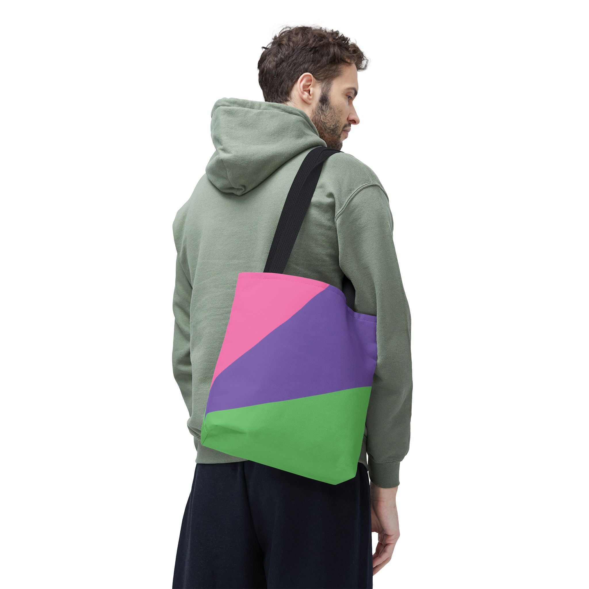 Colorblock Tote Bag
