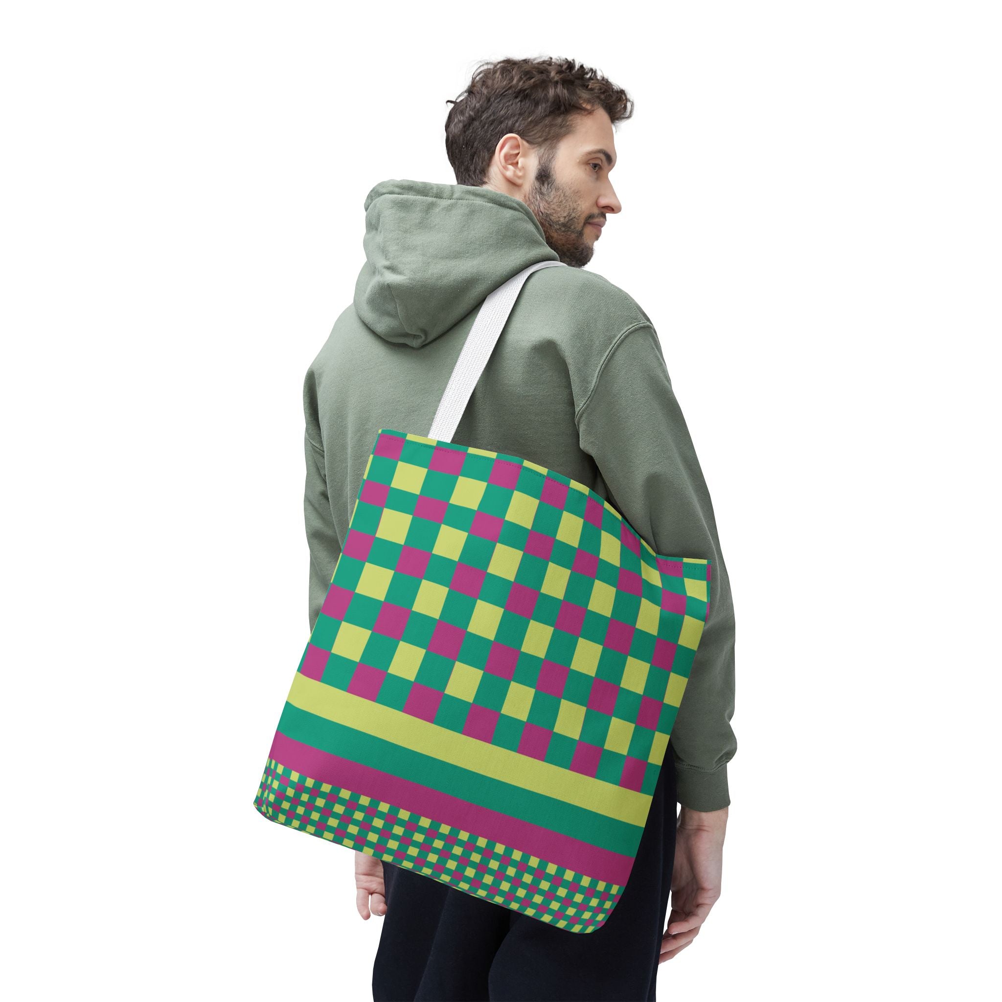 Colorblock Tote Bag