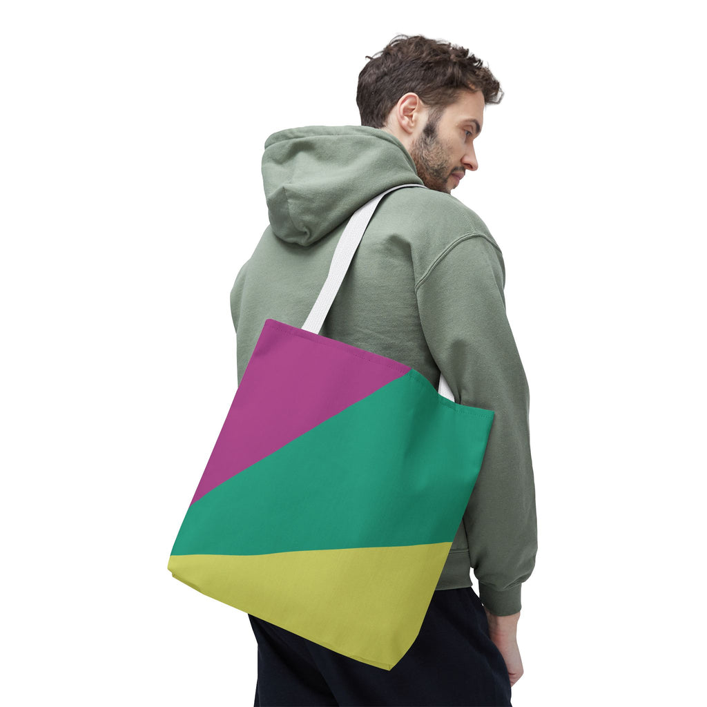 Colorblock Tote Bag