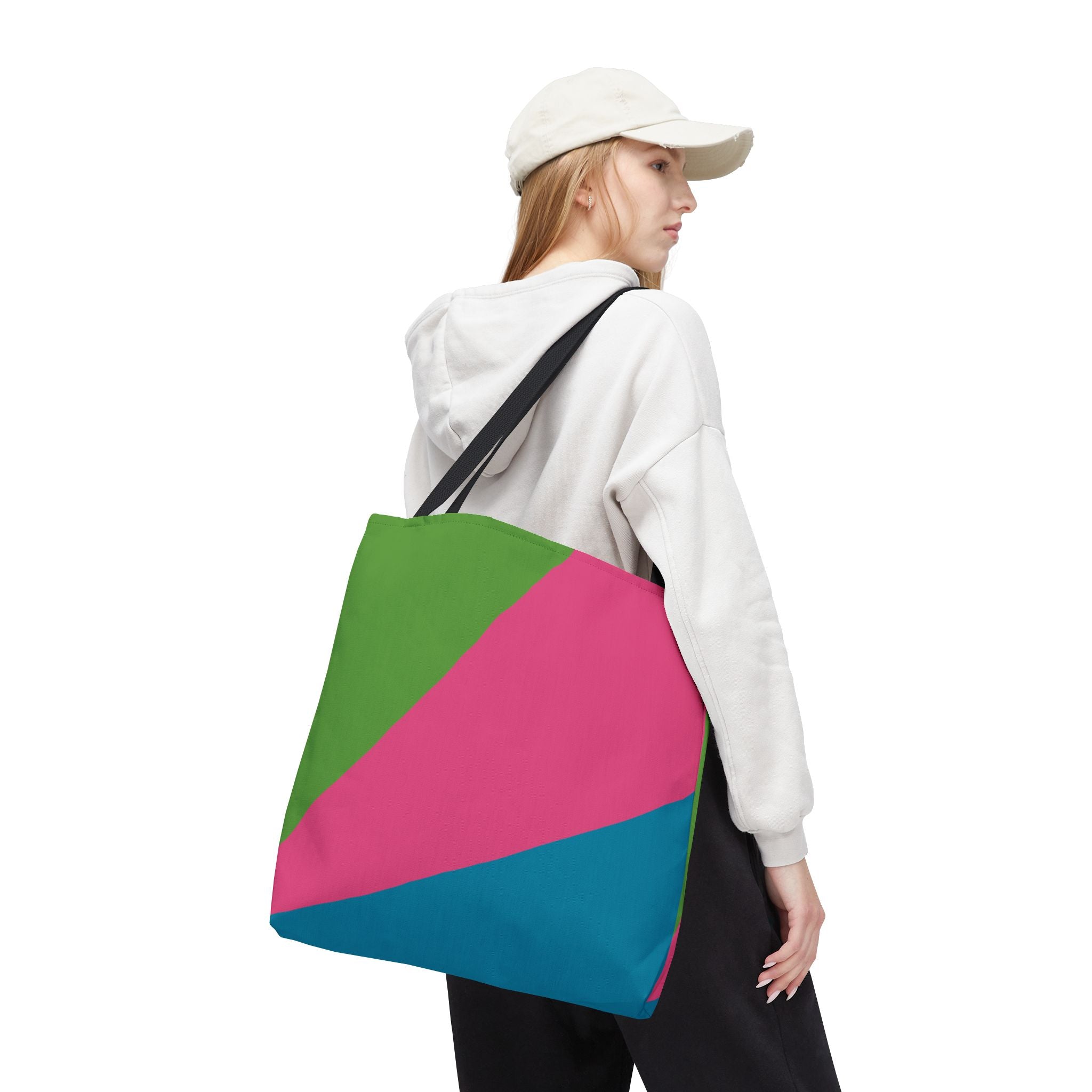Colorblock Tote Bag
