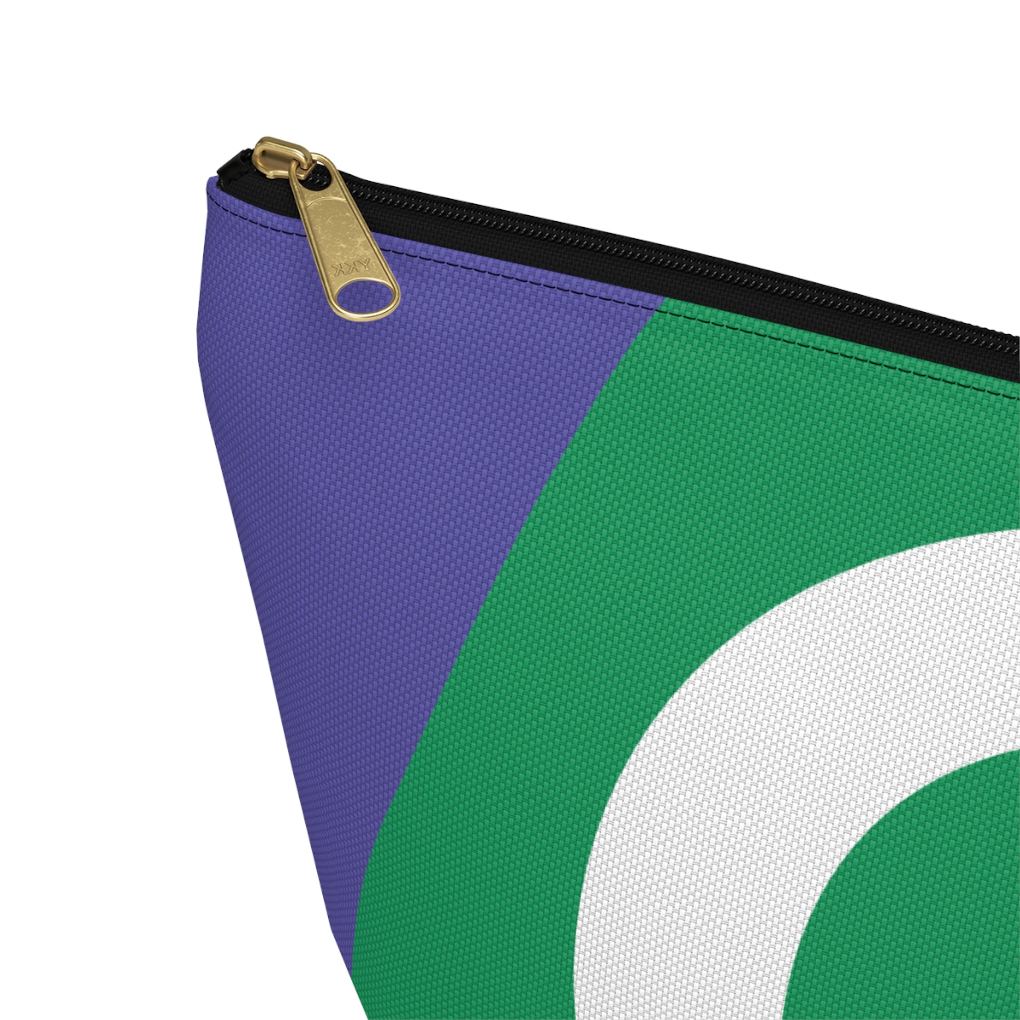 Initials Colorblock Accessory Pouch — Monogram G T-Bottom Cosmetic Bag
