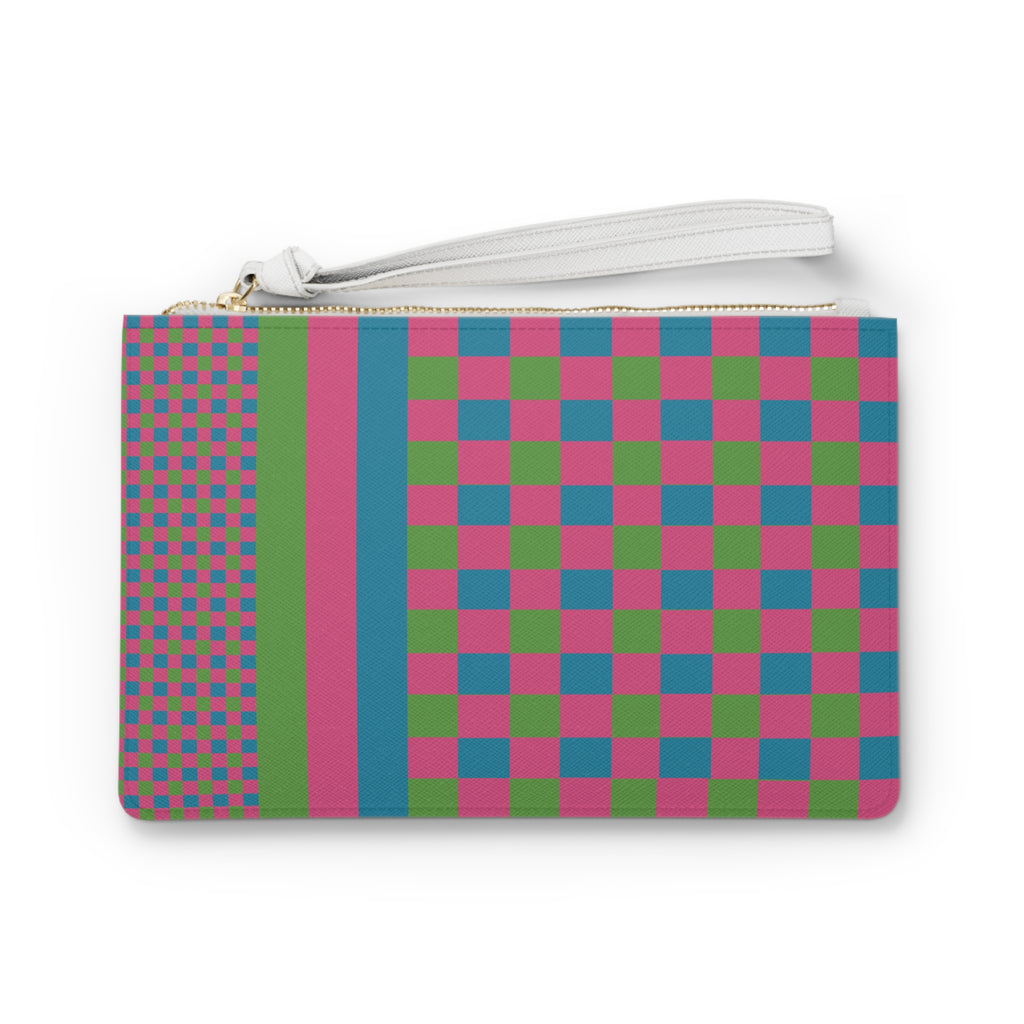 Colorblock Clutch Bag