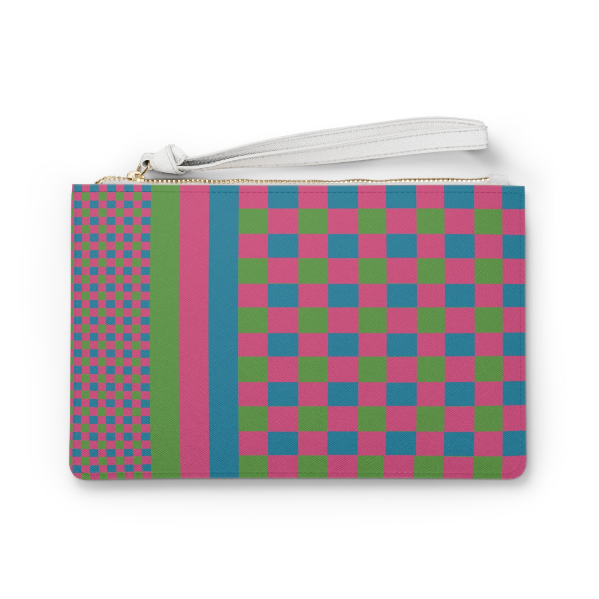 Colorblock Clutch Bag
