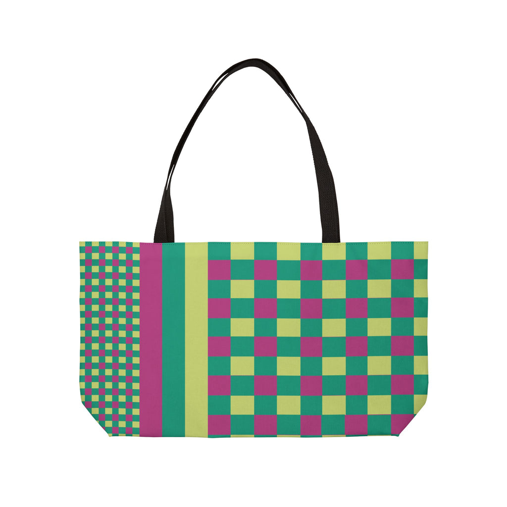 Colorblock Tote Bag
