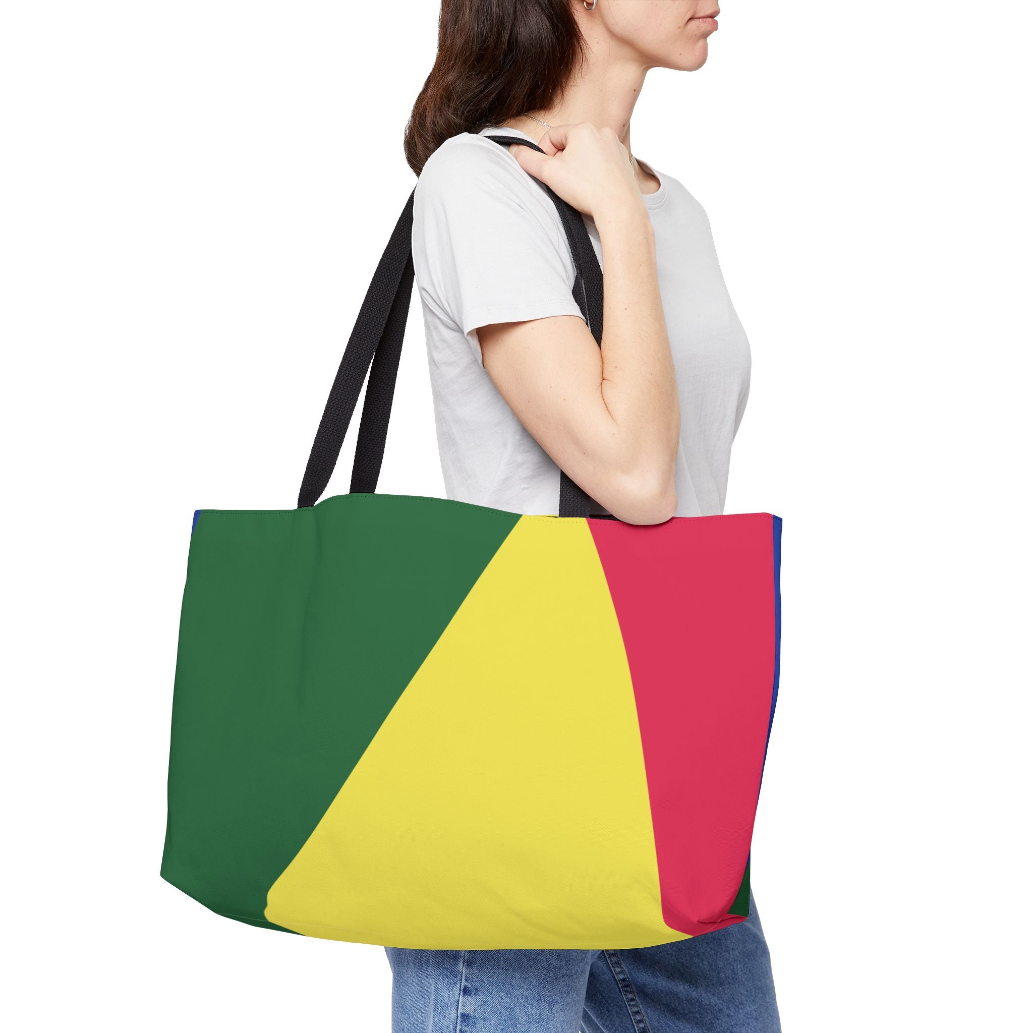 Colorblock Tote Bag