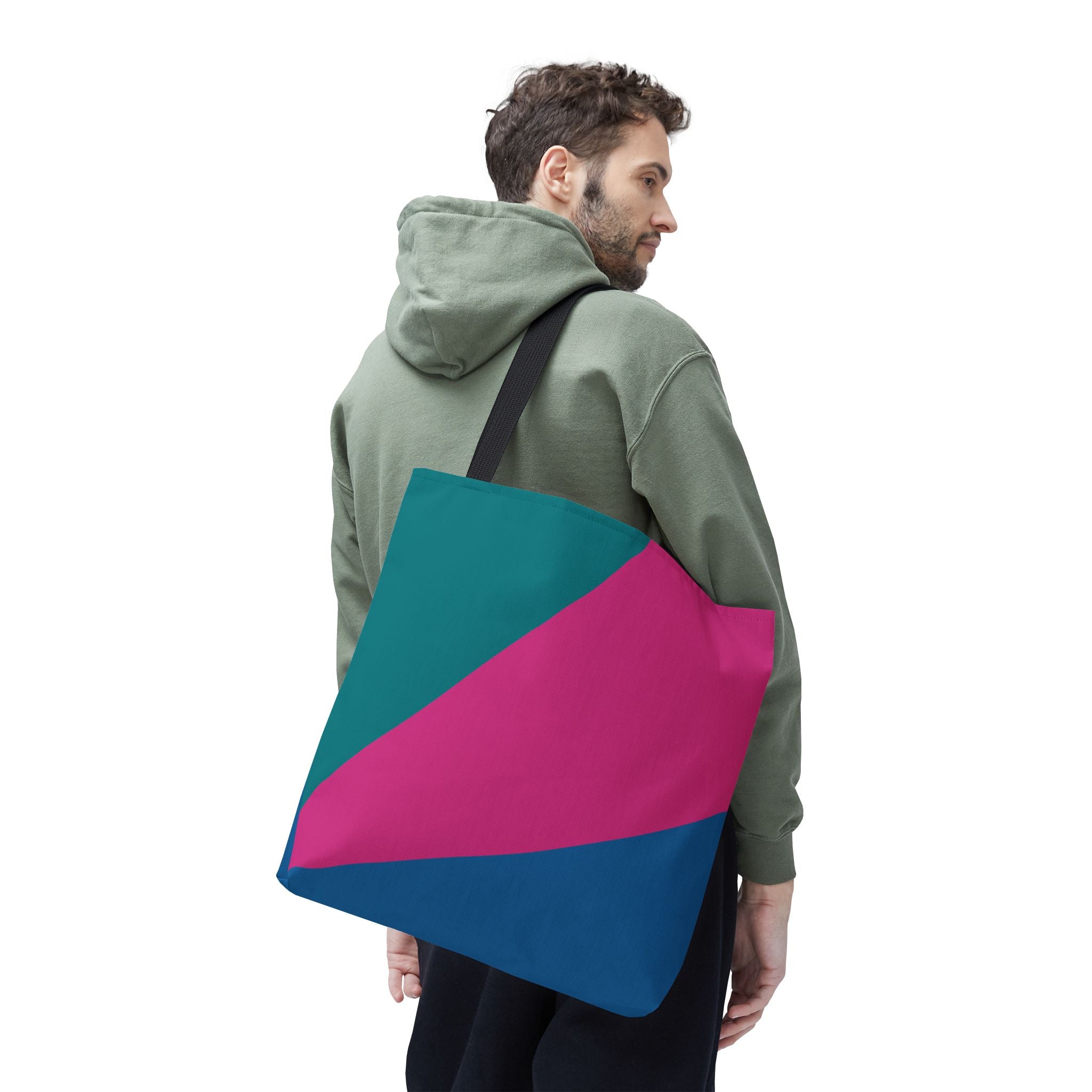 Colorblock Tote Bag