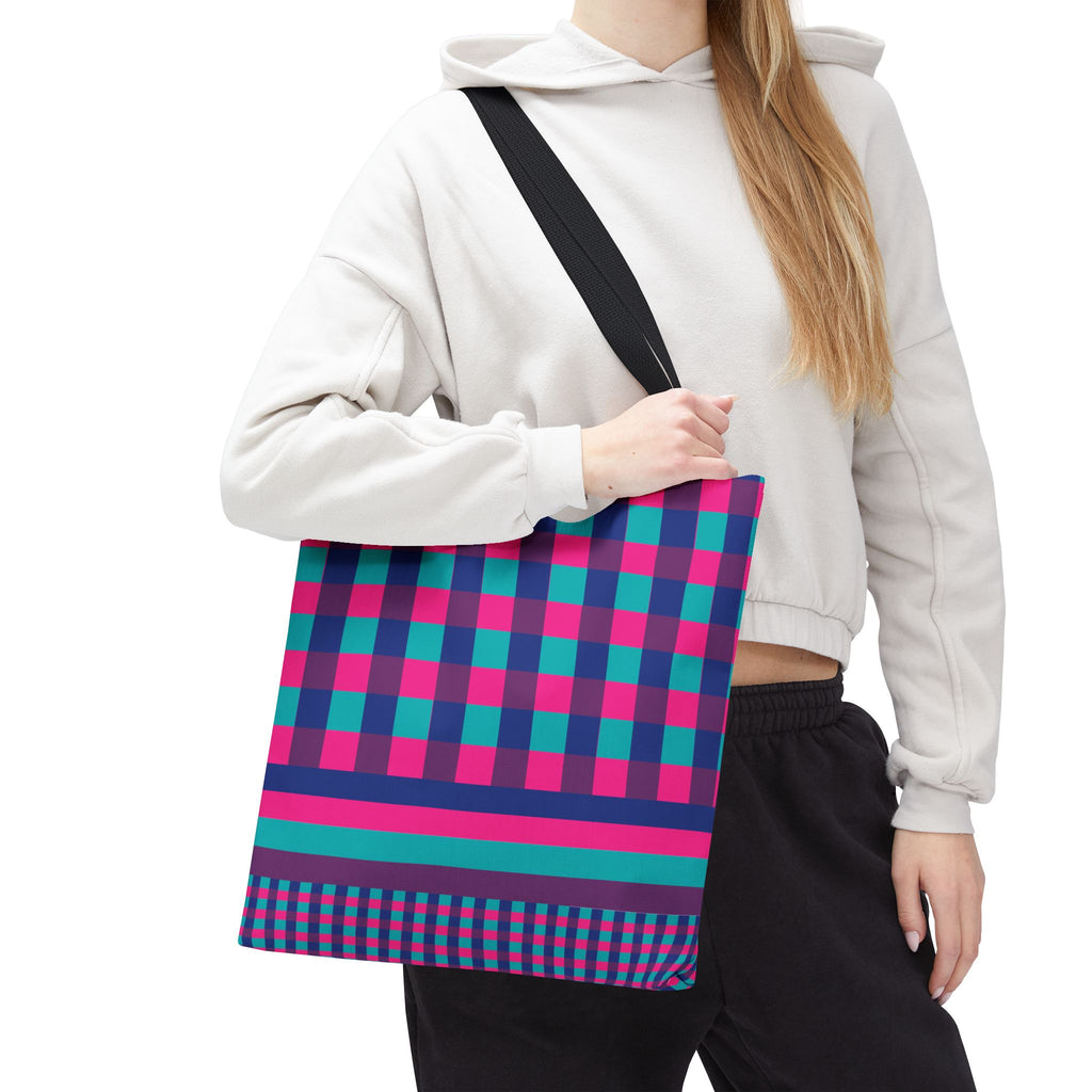 Colorblock Tote Bag
