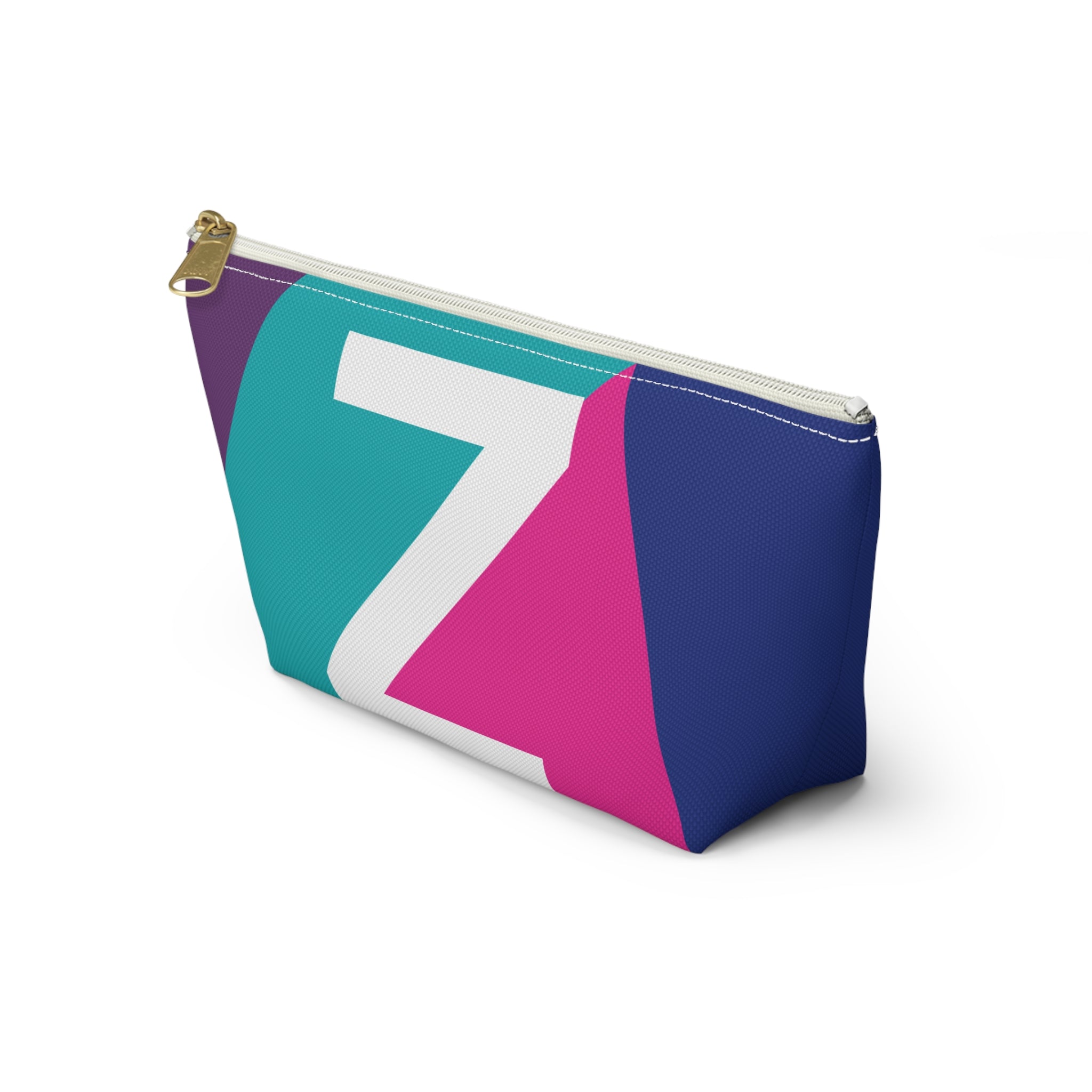 Colorblock Accessory Pouch — Monogram Z T-Bottom Cosmetic Bag