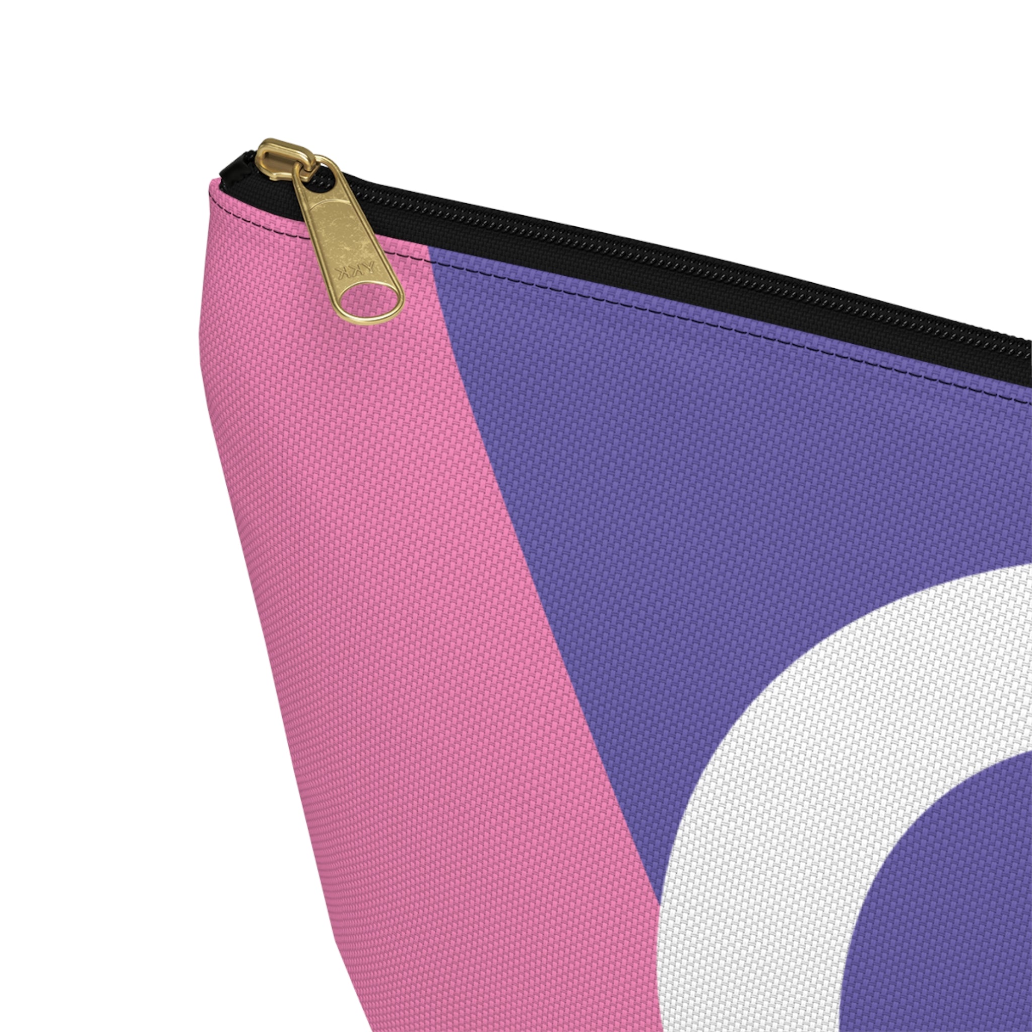 Colorblock Accessory Pouch — Monogram Q T-Bottom Cosmetic Bag