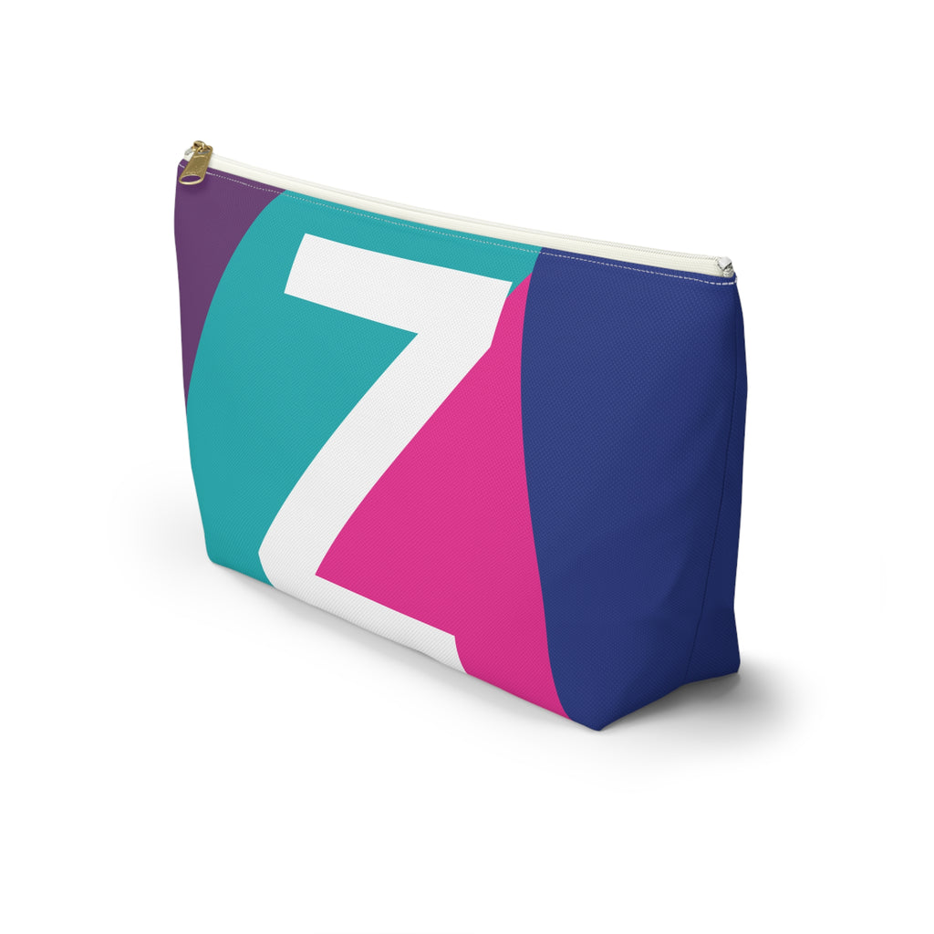 Colorblock Accessory Pouch — Monogram Z T-Bottom Cosmetic Bag